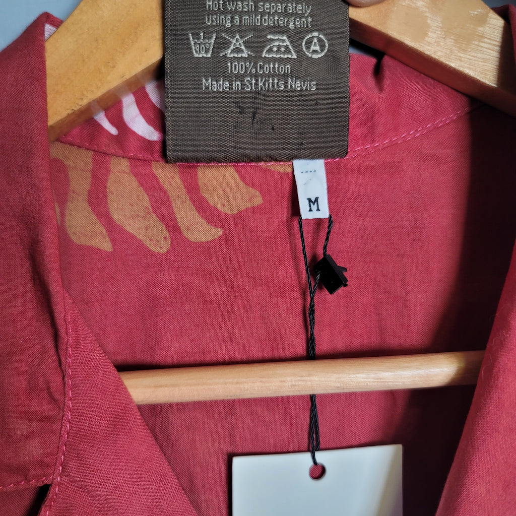 Hawaiian sleevless buttondown dress - THE GREY AREA