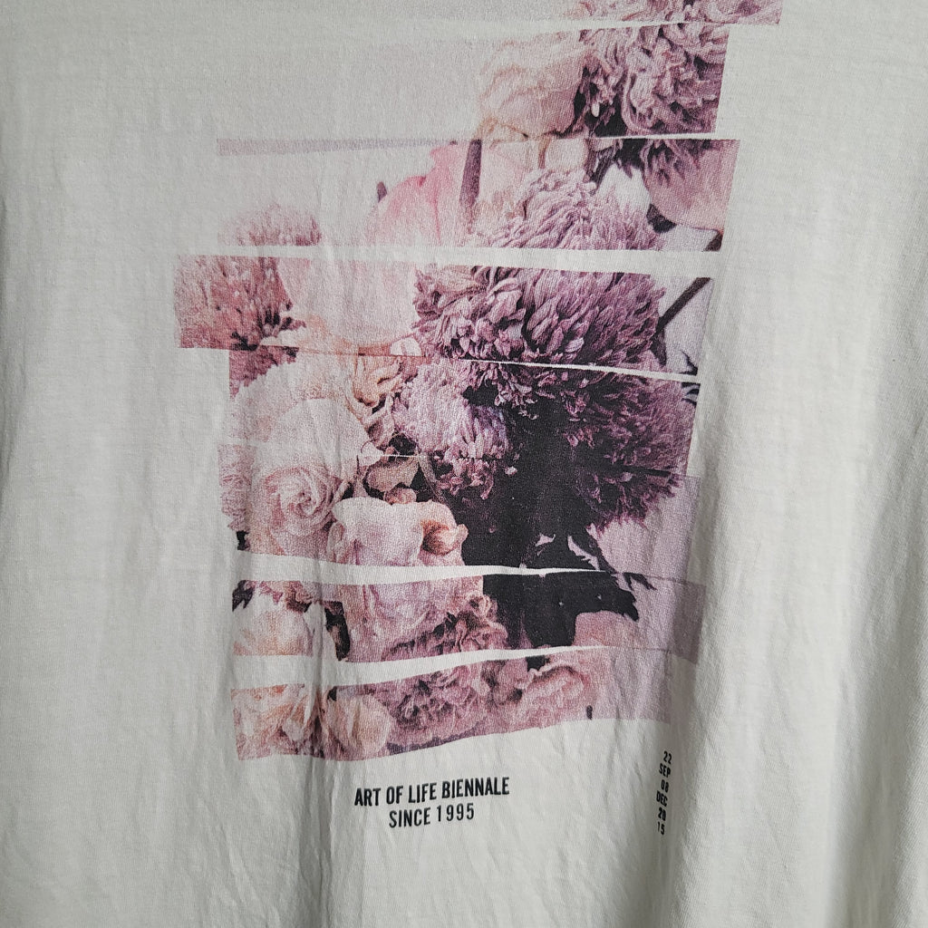 White "Art of Binalle" Tshirt (Mango) - THE GREY AREA