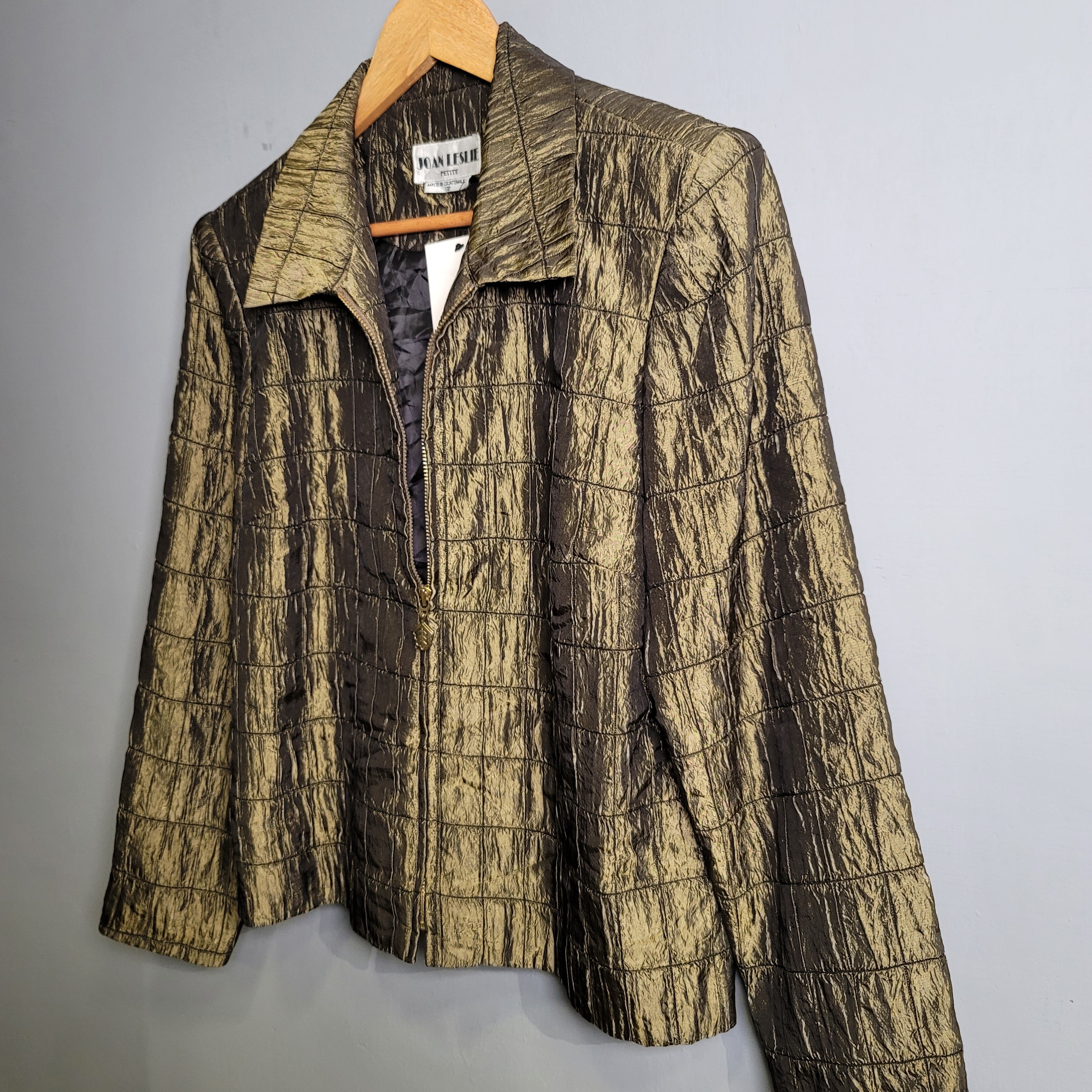 Olive Green Joan Leslie Haute Couture Jacket - THE GREY AREA