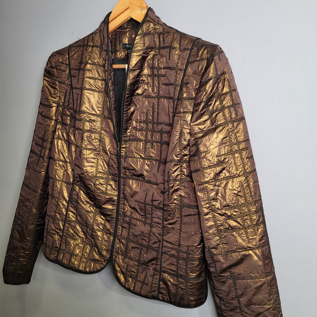 Louben Vintage Bronze Gold Blazer - THE GREY AREA