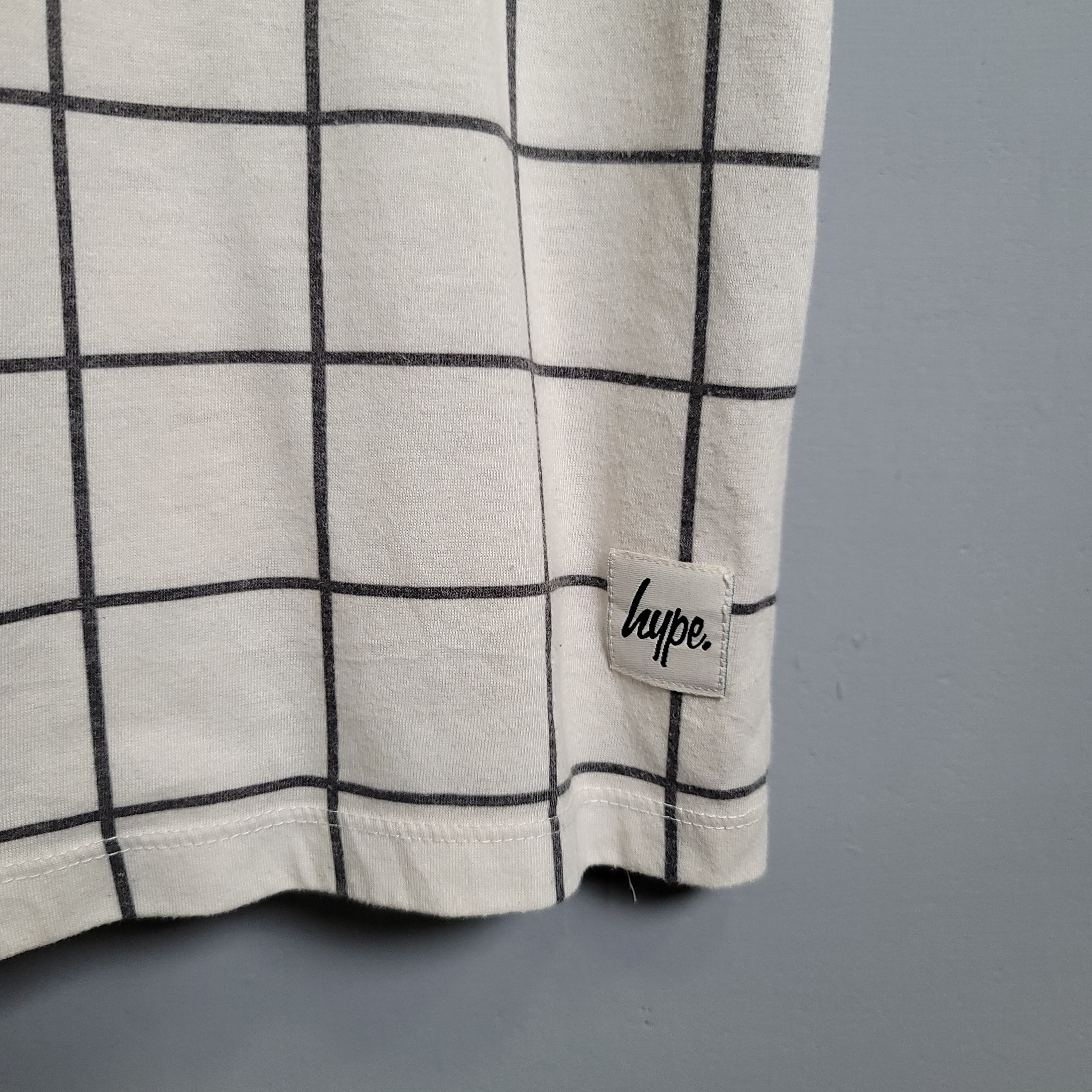 White "Hype" Casual Tshirt - THE GREY AREA