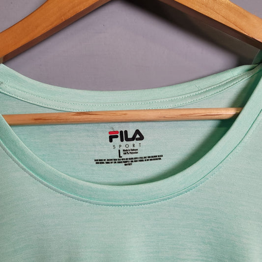 Sea blue sports T-shirt (Fila) - THE GREY AREA