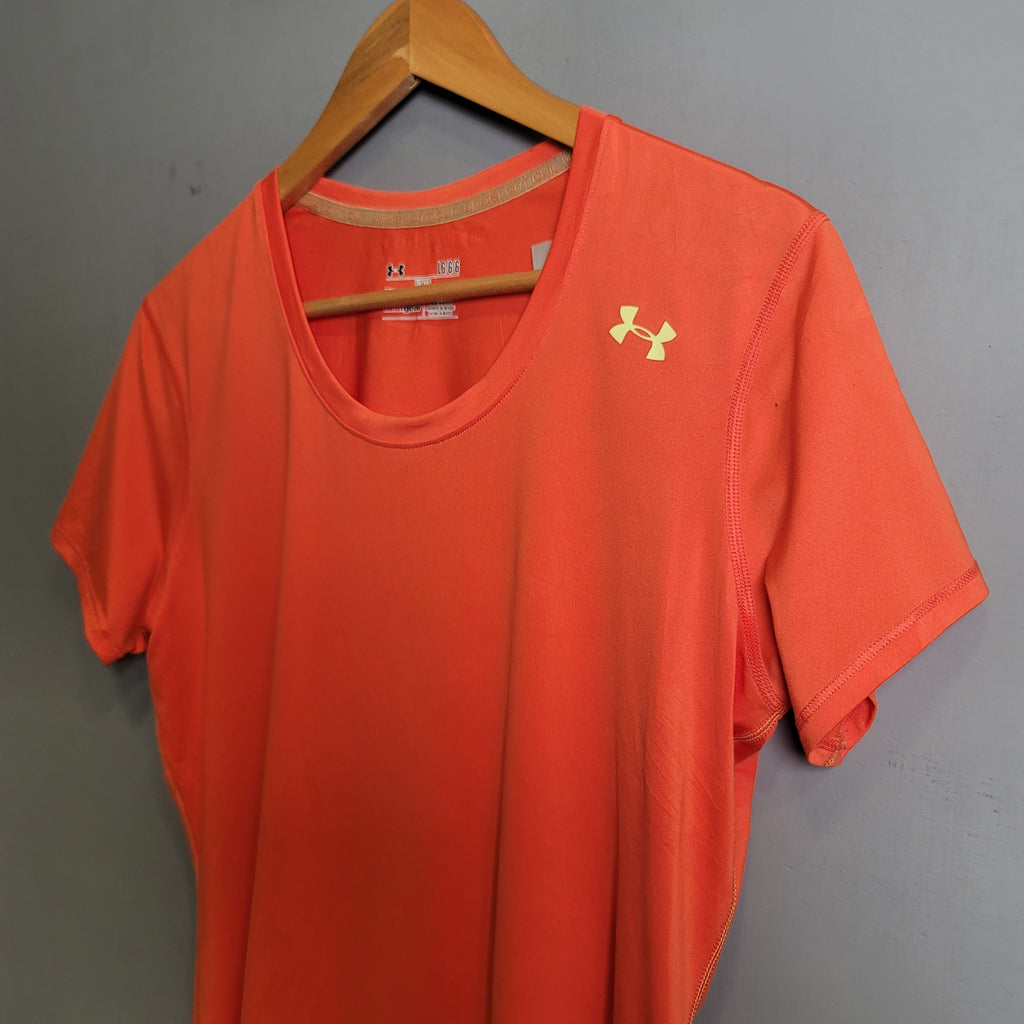 Orange UnderArmour Sports T-shirt - THE GREY AREA