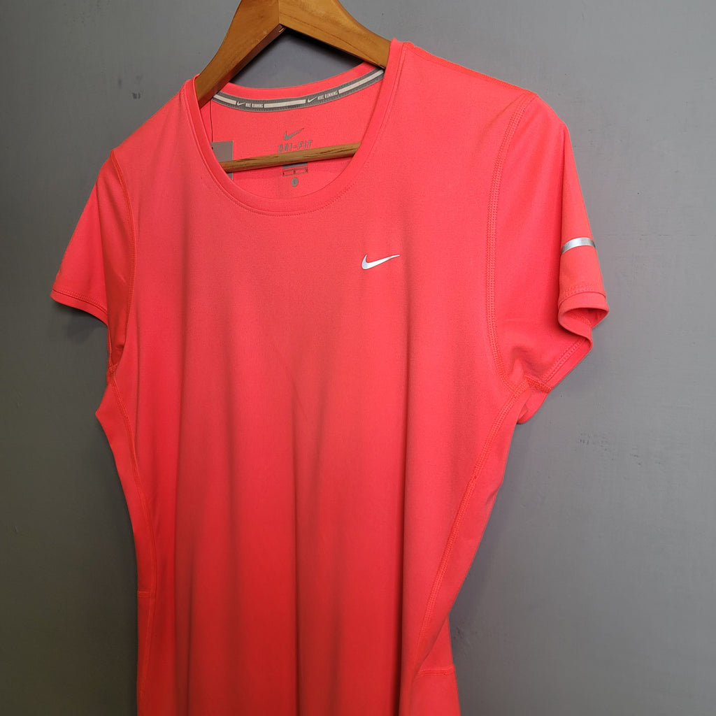 Flourscent Pink Sports T-shirt (Nike) - THE GREY AREA