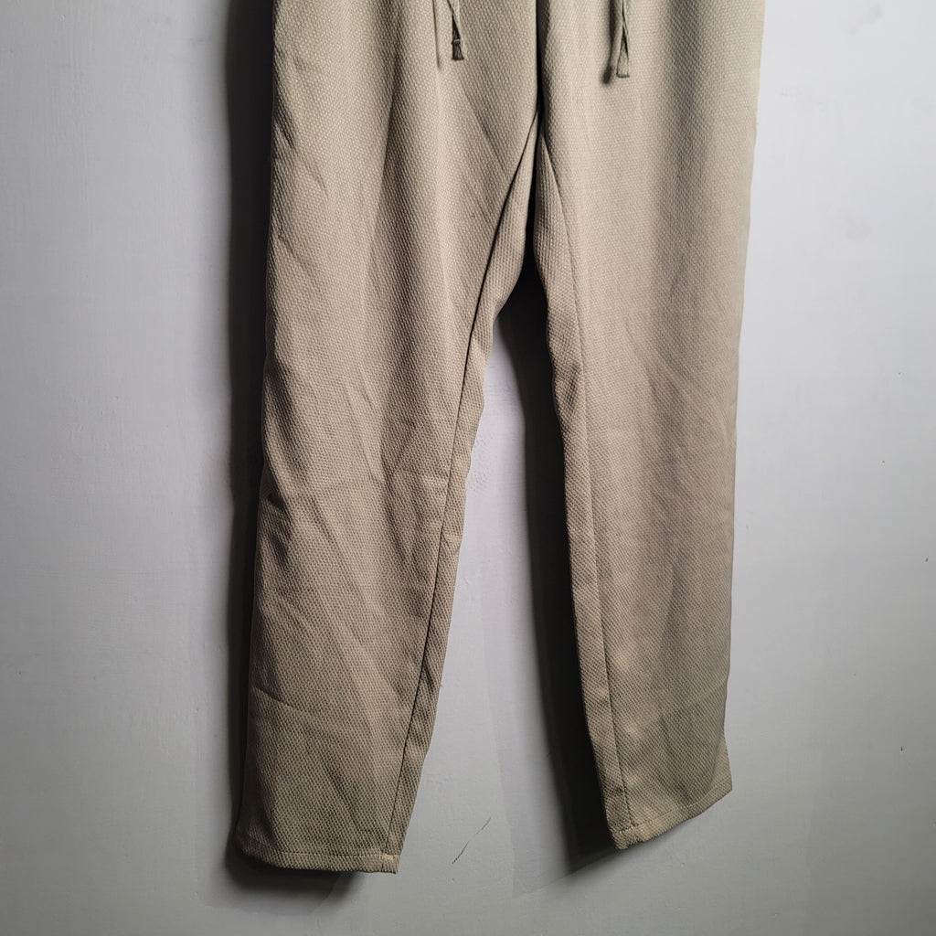 Textured fabric camo green trouser/pant (Etam) - THE GREY AREA