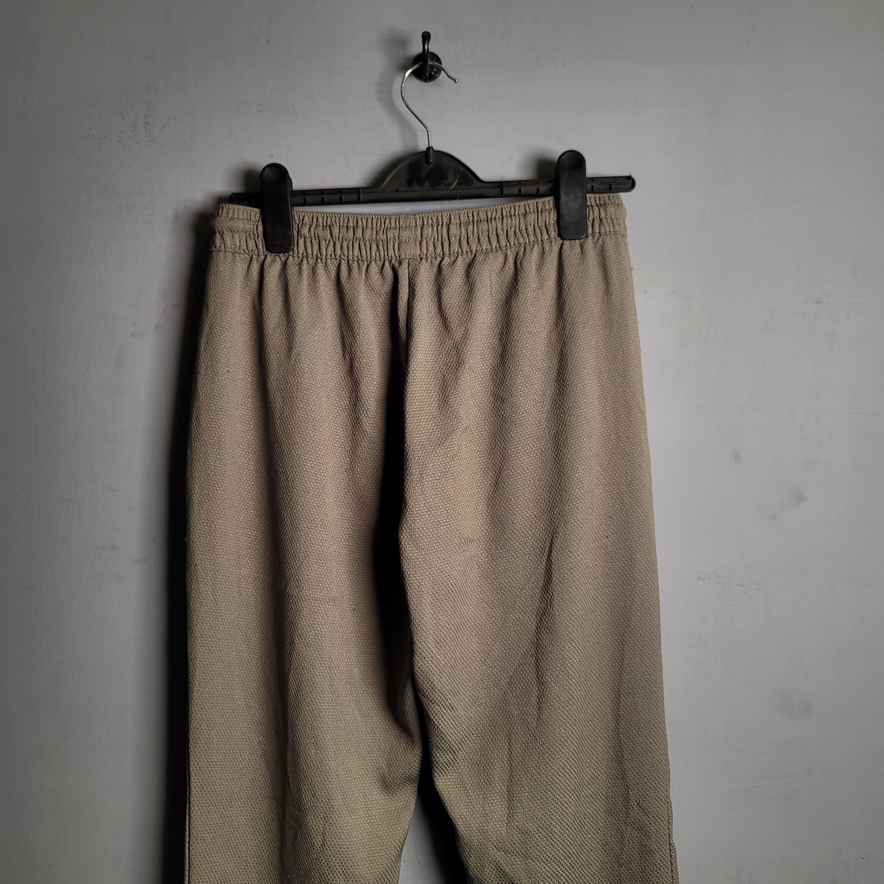 Textured fabric camo green trouser/pant (Etam) - THE GREY AREA