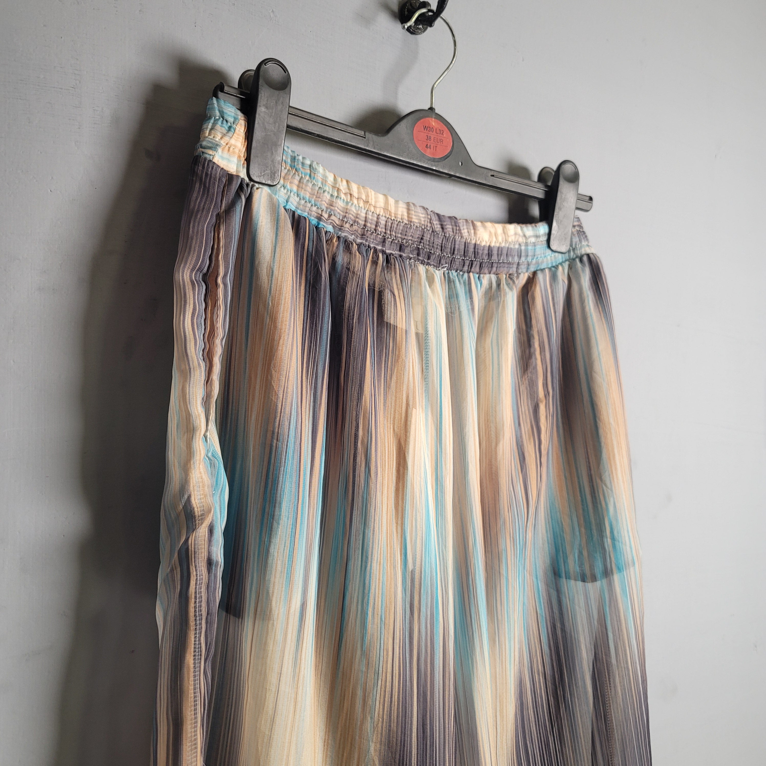 Mesh wide legs flowy pants (Uintah) - THE GREY AREA