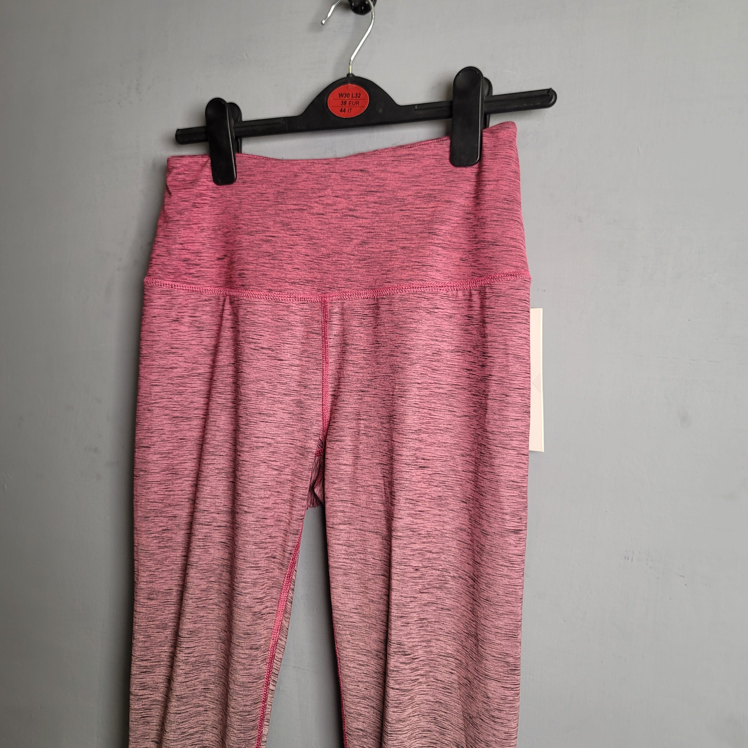 Pink Ombre Seamless Yoga Pants (Reebok) - THE GREY AREA