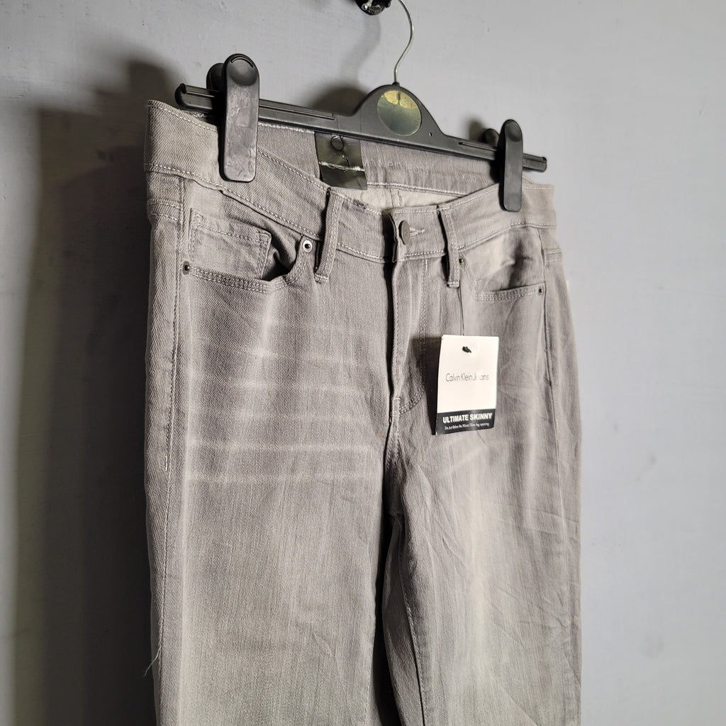 Grey Ultimate Skinny Jeans (Calvin Klein) - THE GREY AREA