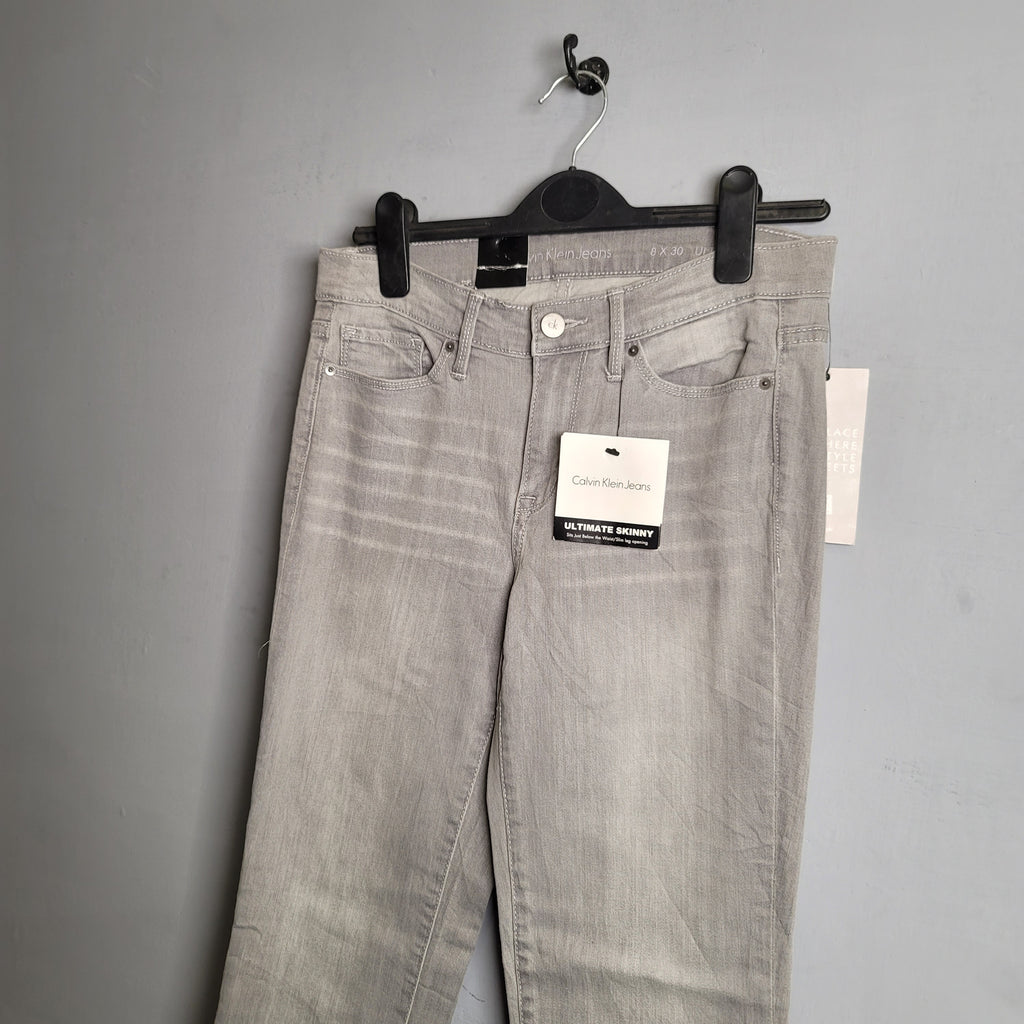 Grey Ultimate Skinny Jeans (Calvin Klein) - THE GREY AREA