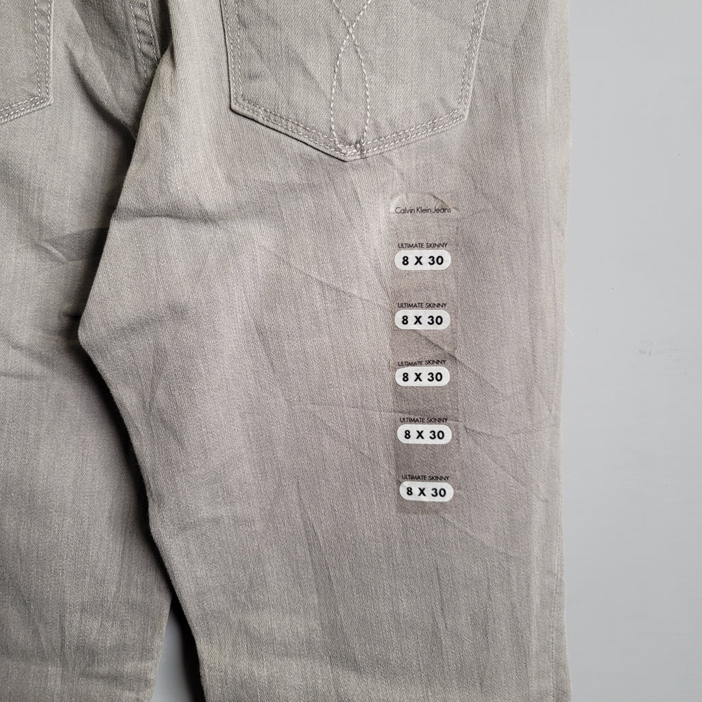 Grey Ultimate Skinny Jeans (Calvin Klein) - THE GREY AREA