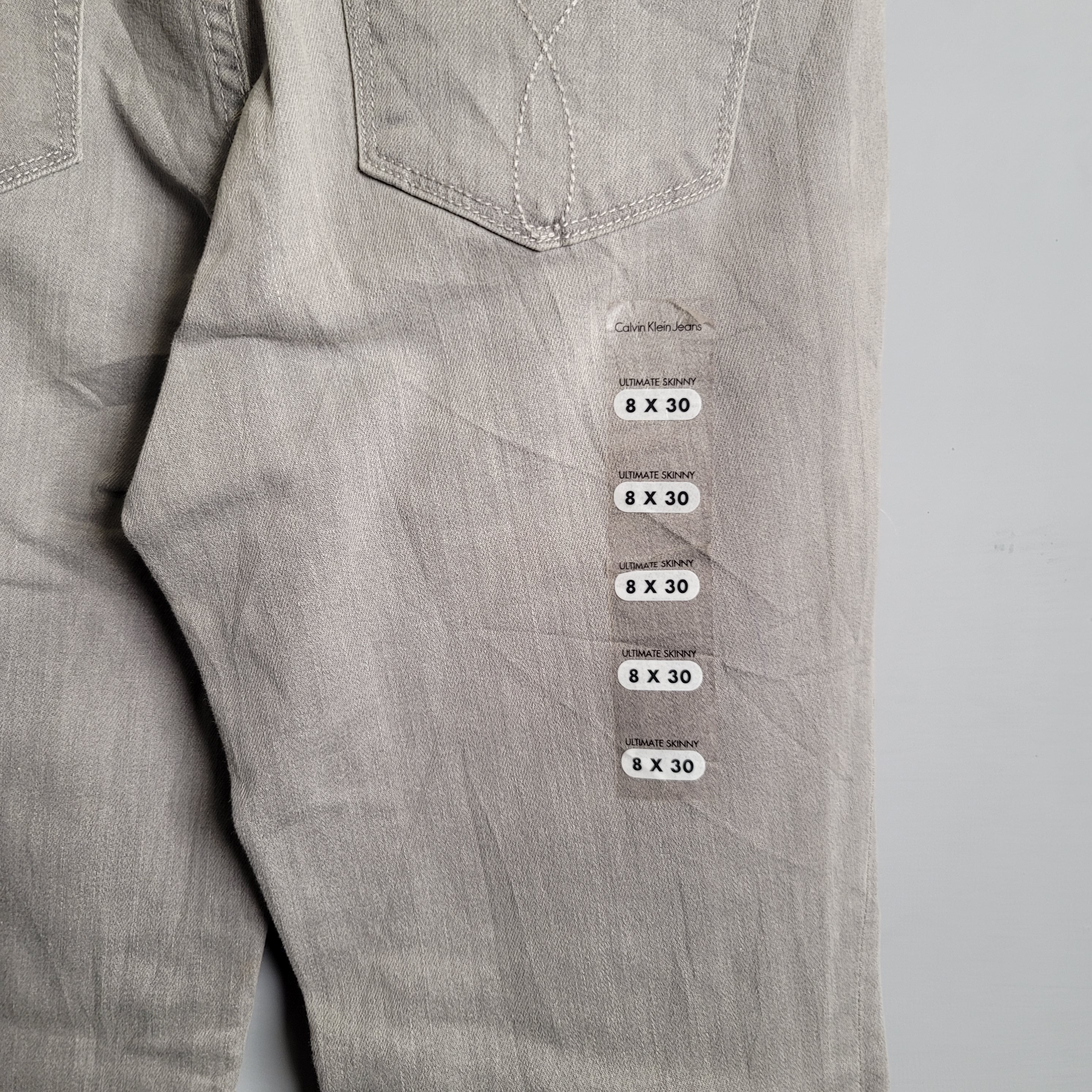 Grey Ultimate Skinny Jeans (Calvin Klein) - THE GREY AREA