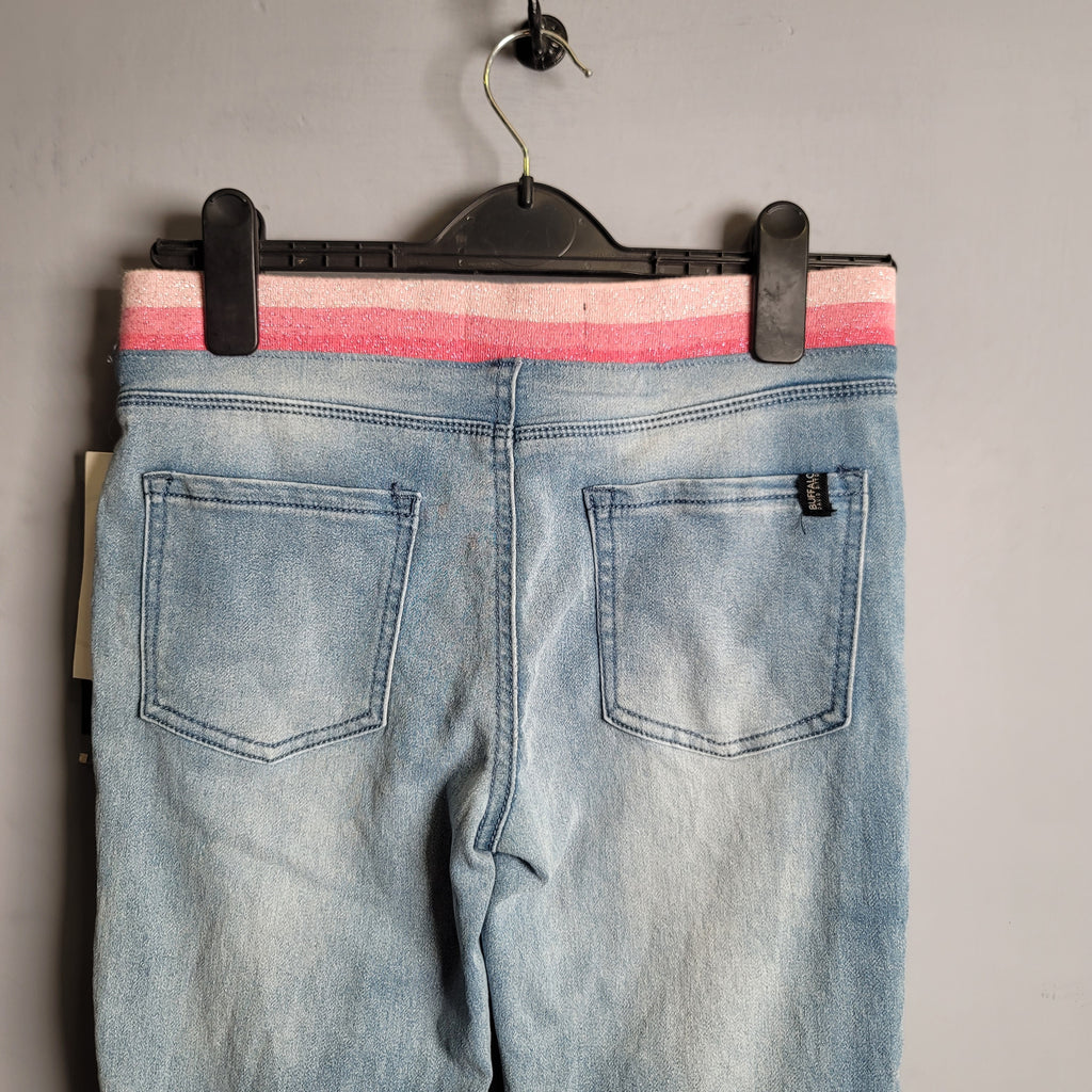 Mid Rise Skinny Comfort stretch Jegging (Buffalo David Button) - THE GREY AREA