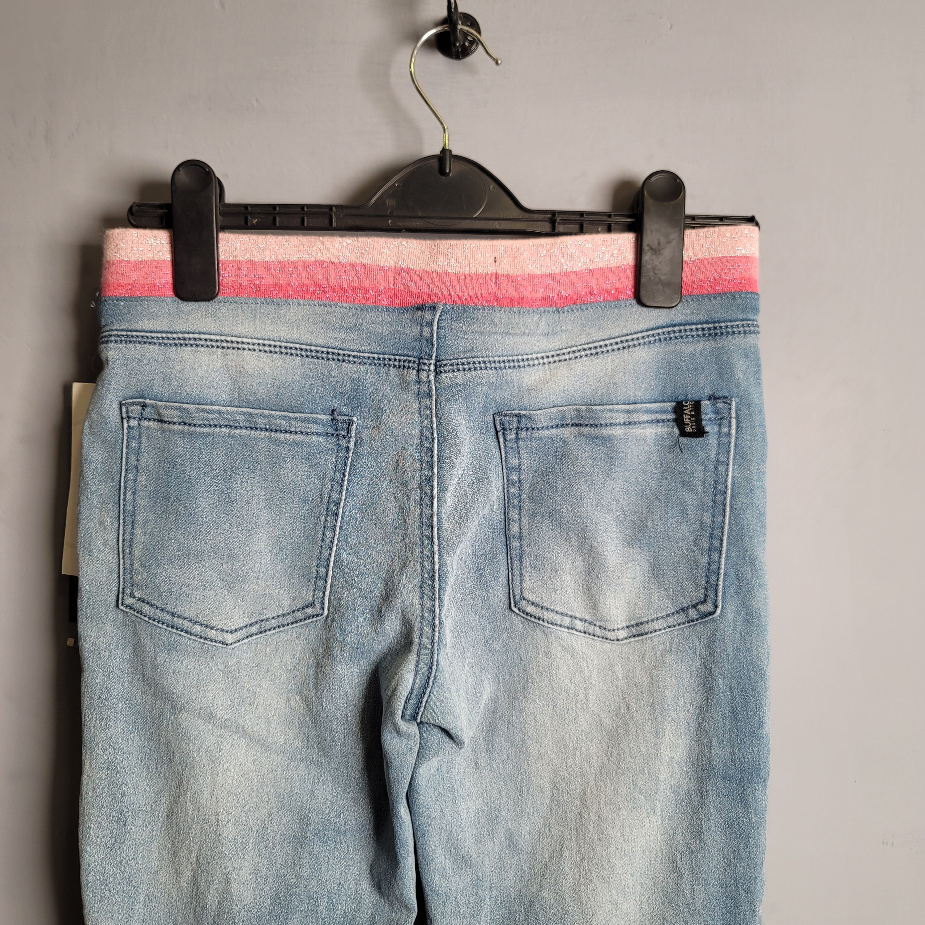 Mid Rise Skinny Comfort stretch Jegging (Buffalo David Button) - THE GREY AREA