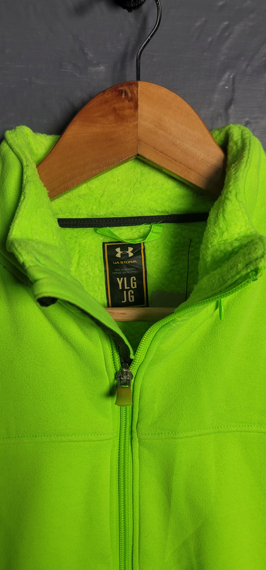 Under armour fluorescent yellow fleece Neon Upper - THE GREY AREA