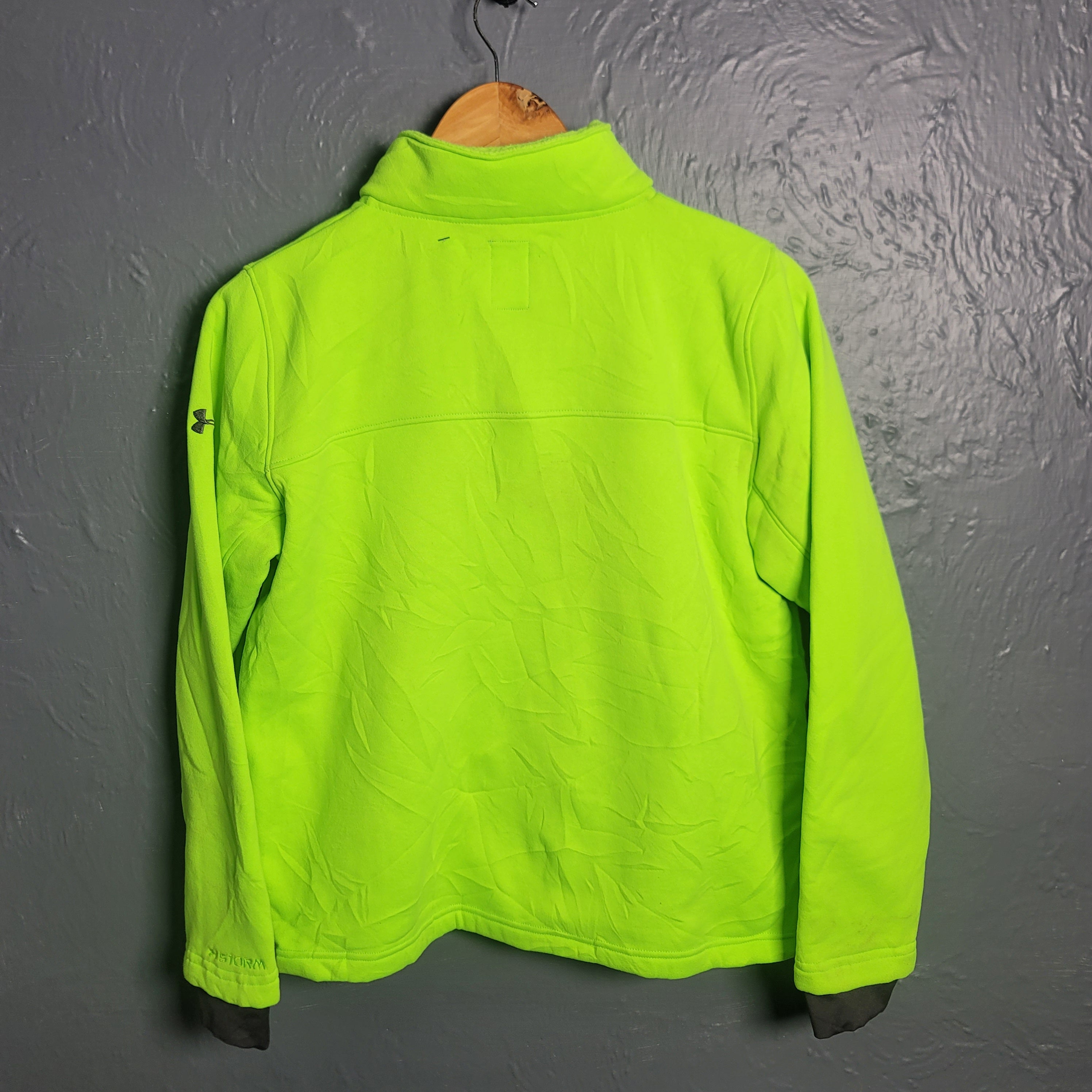 Under armour fluorescent yellow fleece Neon Upper - THE GREY AREA
