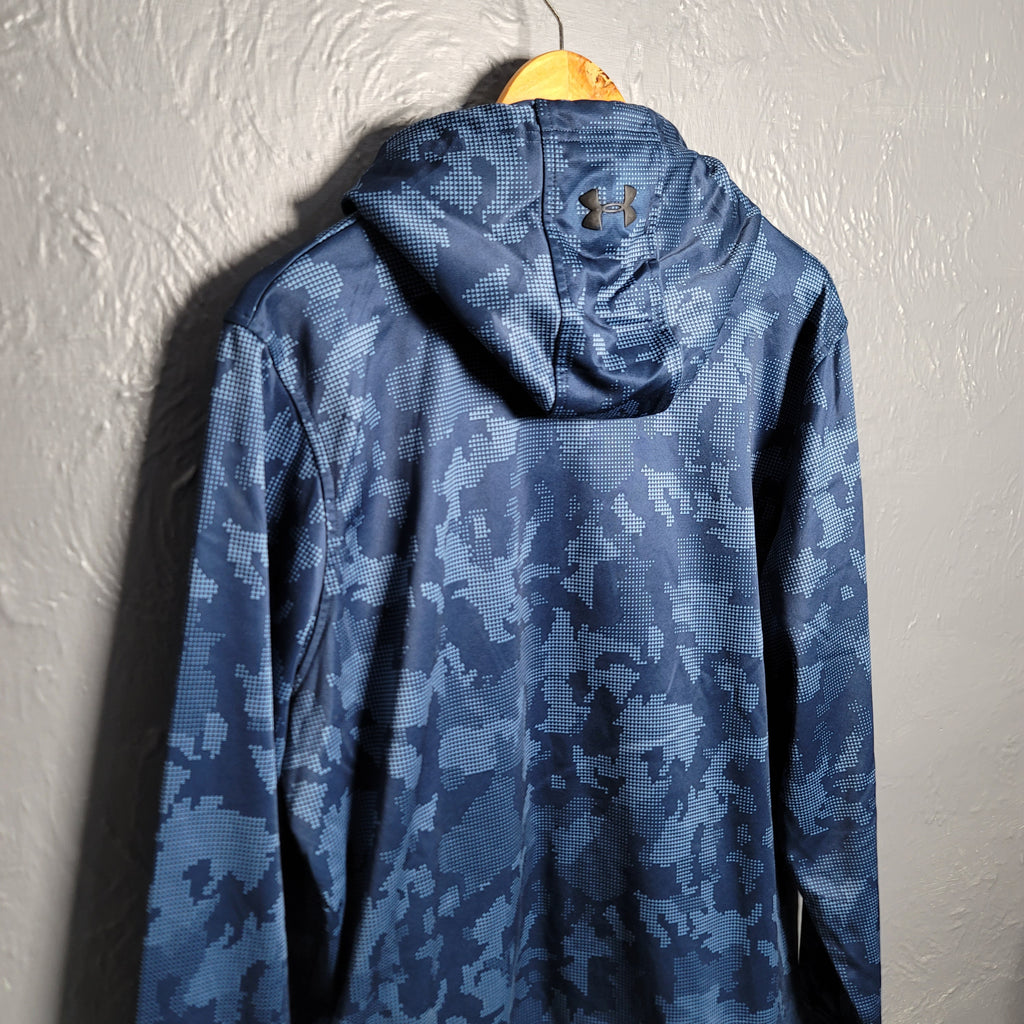 Under Armour Coldgear Camo Hooded Loose Sweatshirt Hoodie (Unisex) - THE GREY AREA