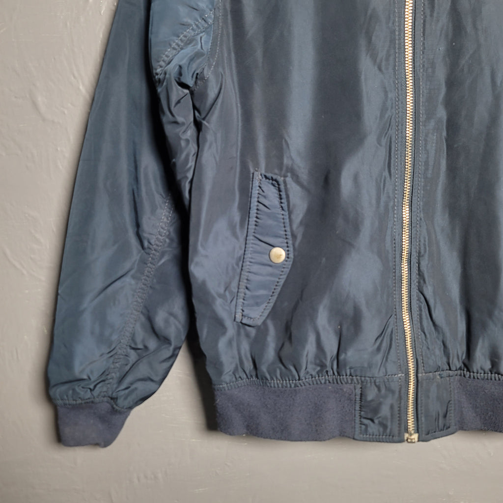Dark blue Unisex bomber jacket (H&M) - THE GREY AREA