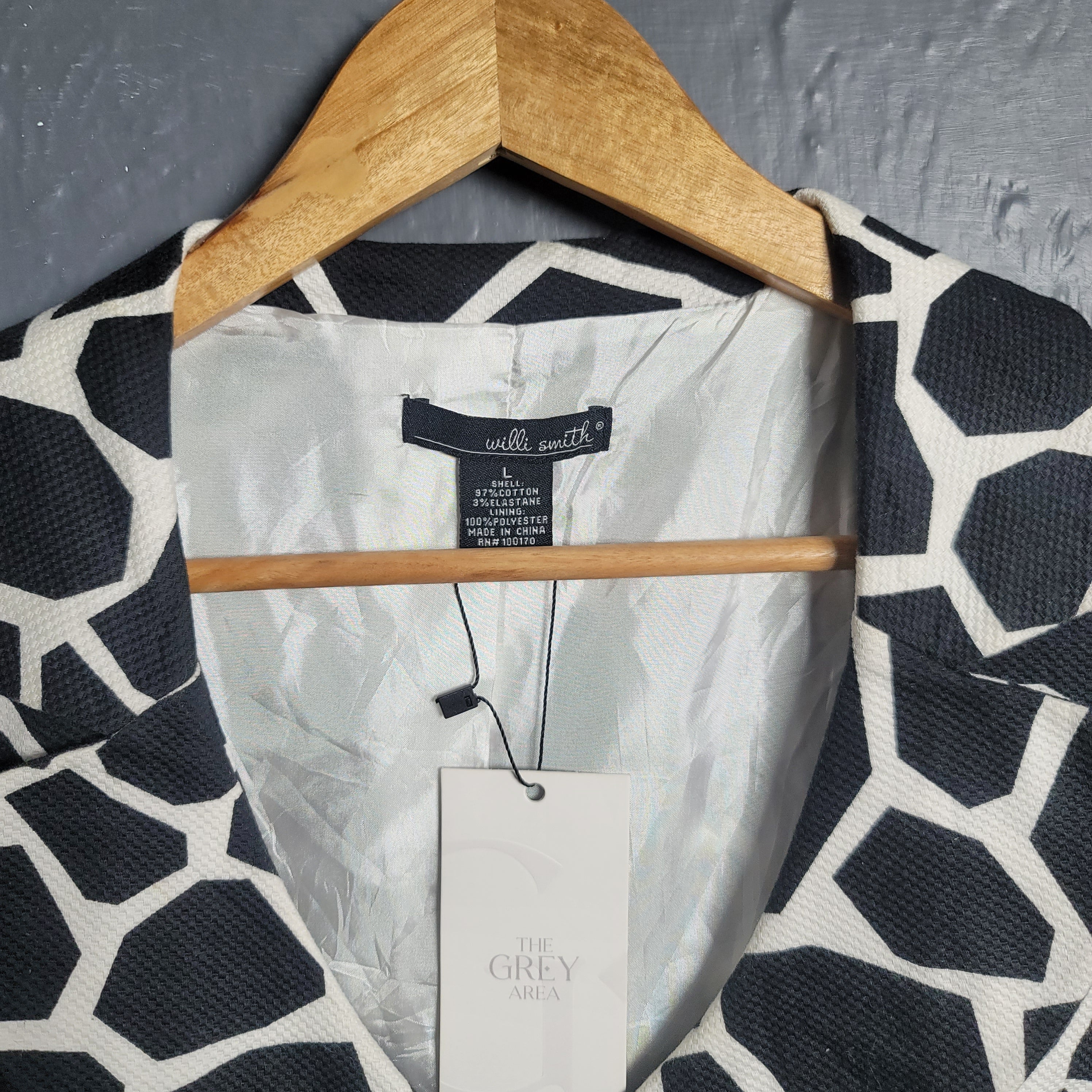 Women's Animal Print Blazer (Willi Smith) - THE GREY AREA