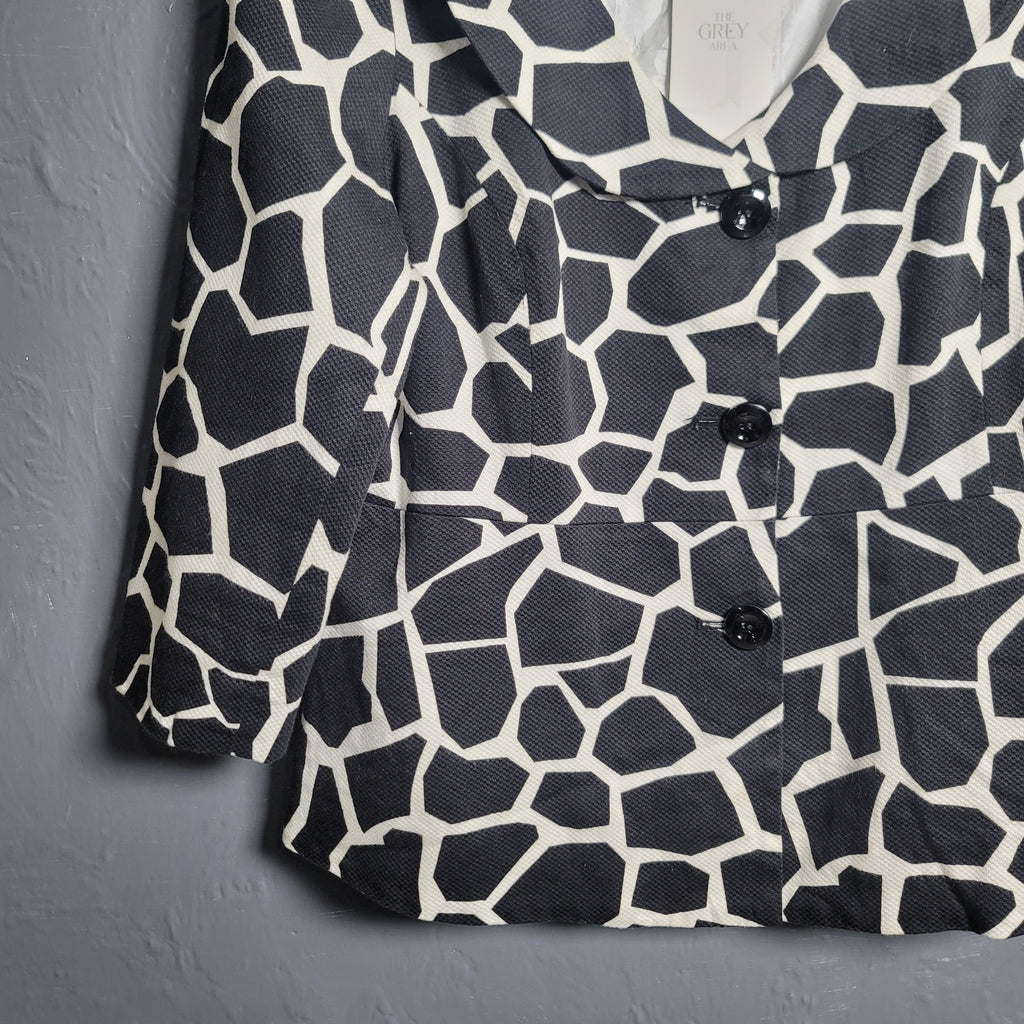 Women's Animal Print Blazer (Willi Smith) - THE GREY AREA