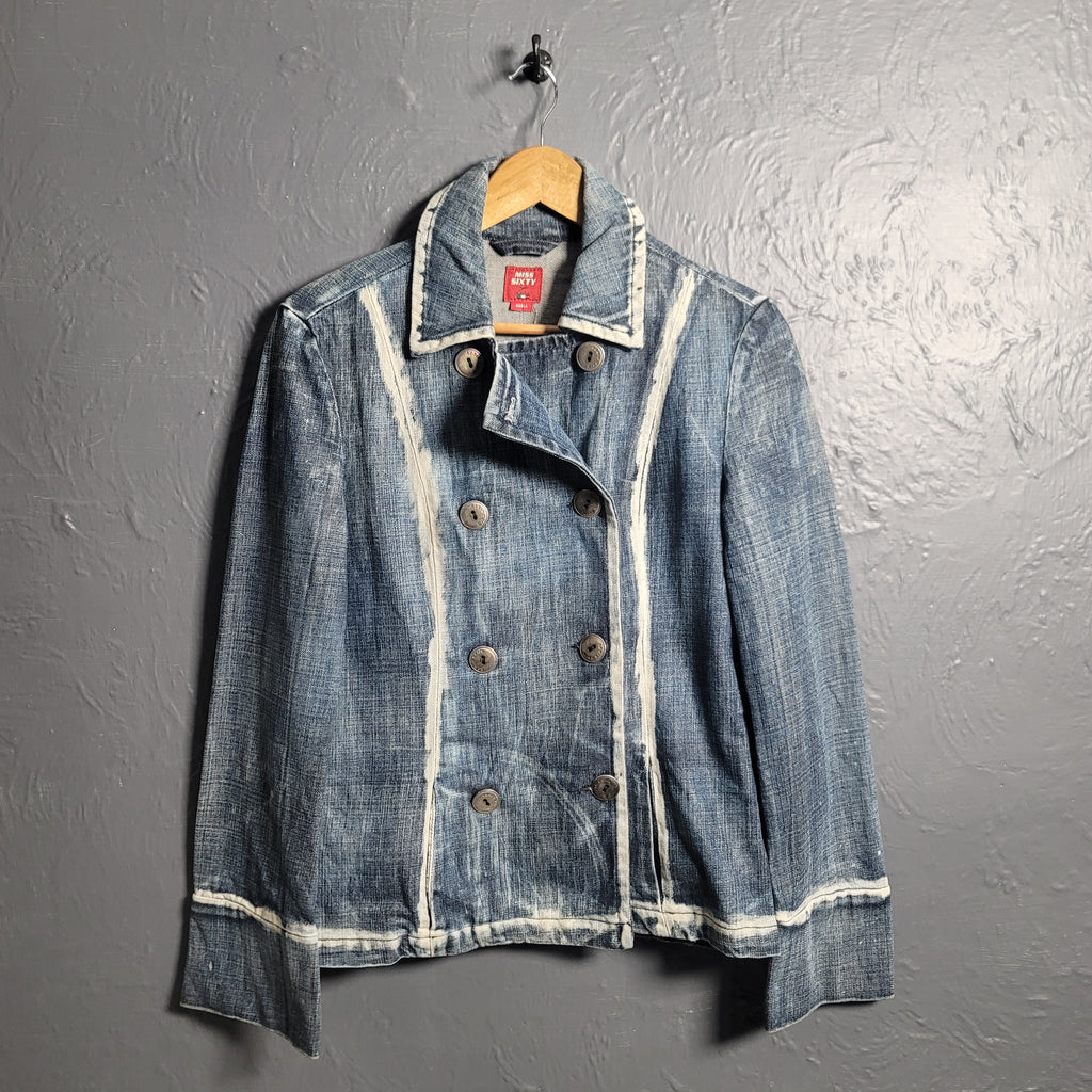 Vintage Y2K Miss Sixty Denim Jacket Streetwear 90s Style - THE GREY AREA