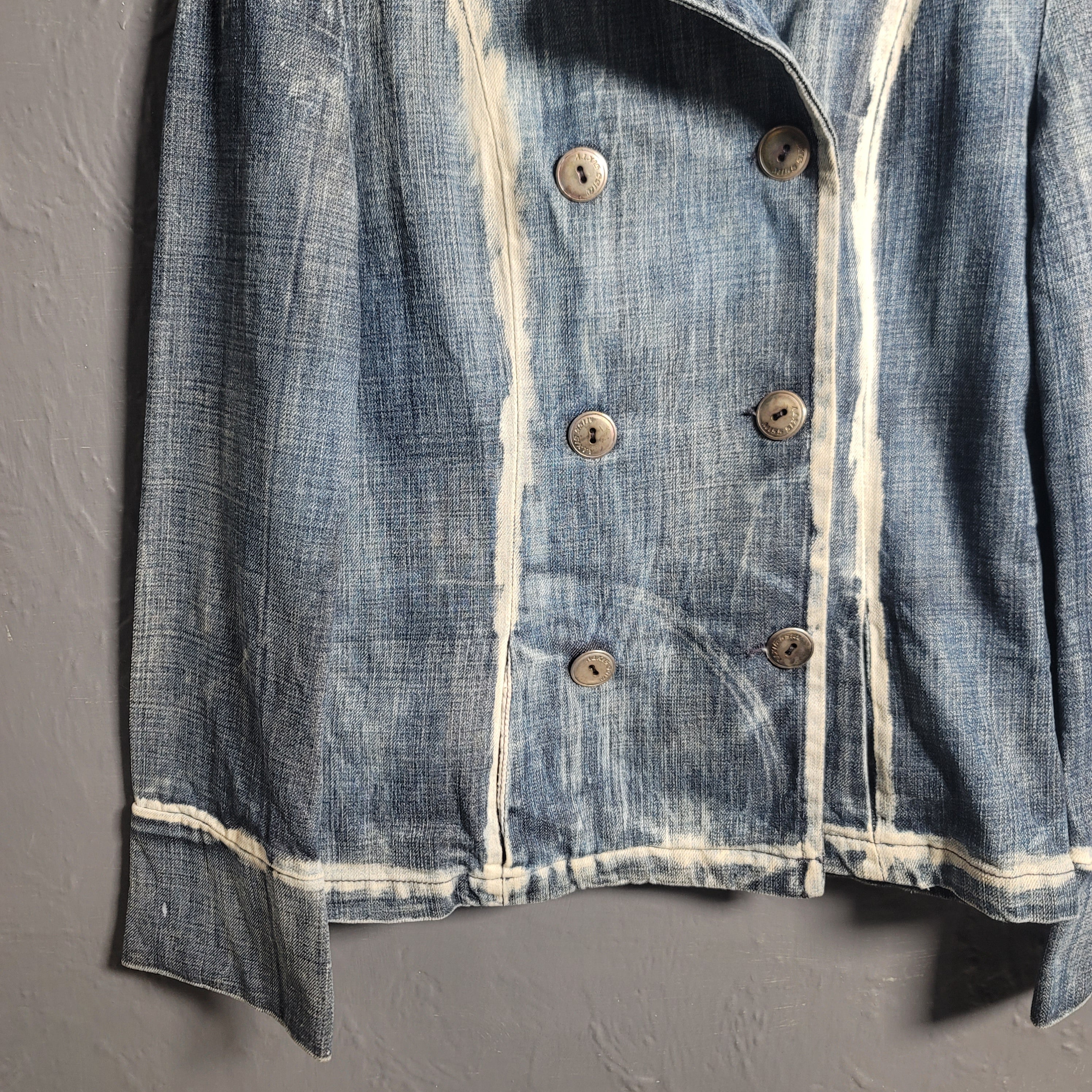 Vintage Y2K Miss Sixty Denim Jacket Streetwear 90s Style - THE GREY AREA