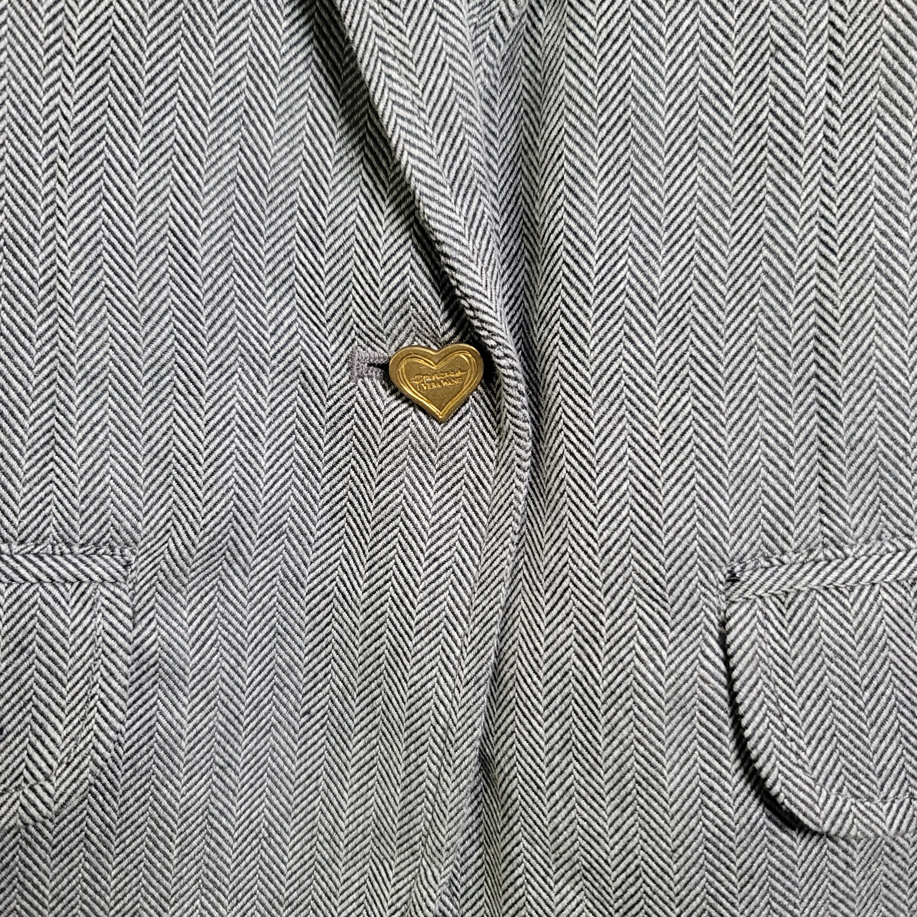 Princess Vera Wang Women's Blazer Jacket Tweed with Toile Lining - THE GREY AREA