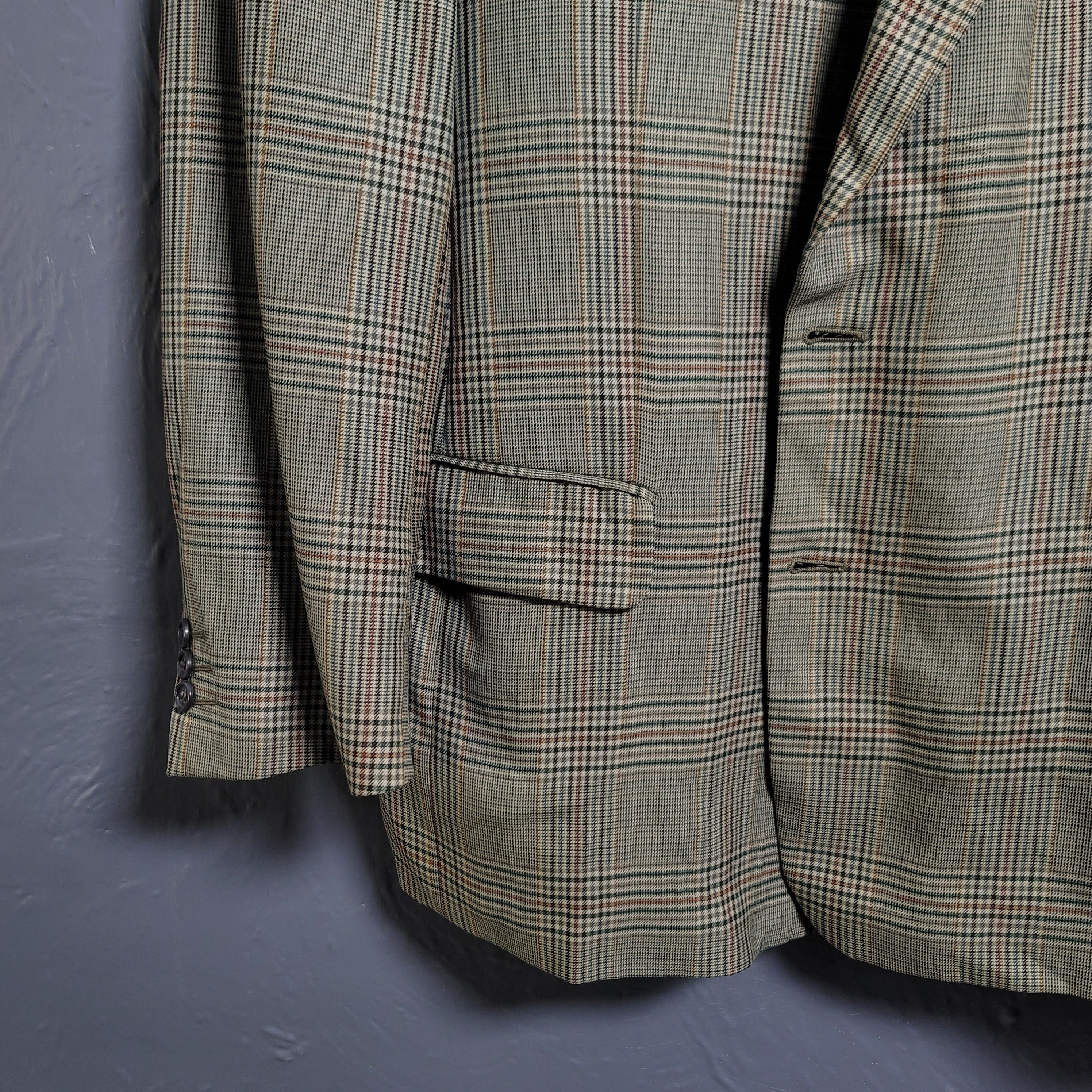 Men's Vintage Cottisford Jacket Wool Tailored Green Blazer - THE GREY AREA