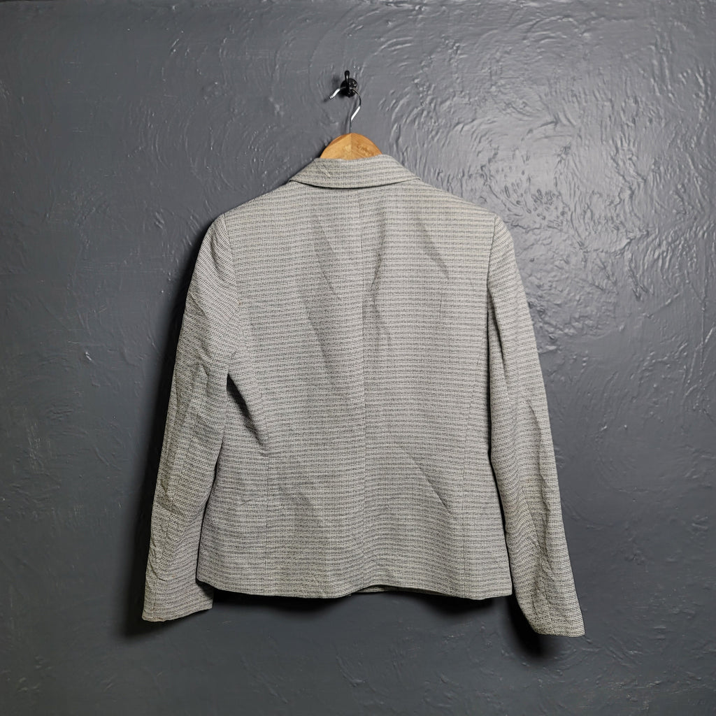 Women's Le Suit Separates Grey textured Blazer Suit Jacket - THE GREY AREA