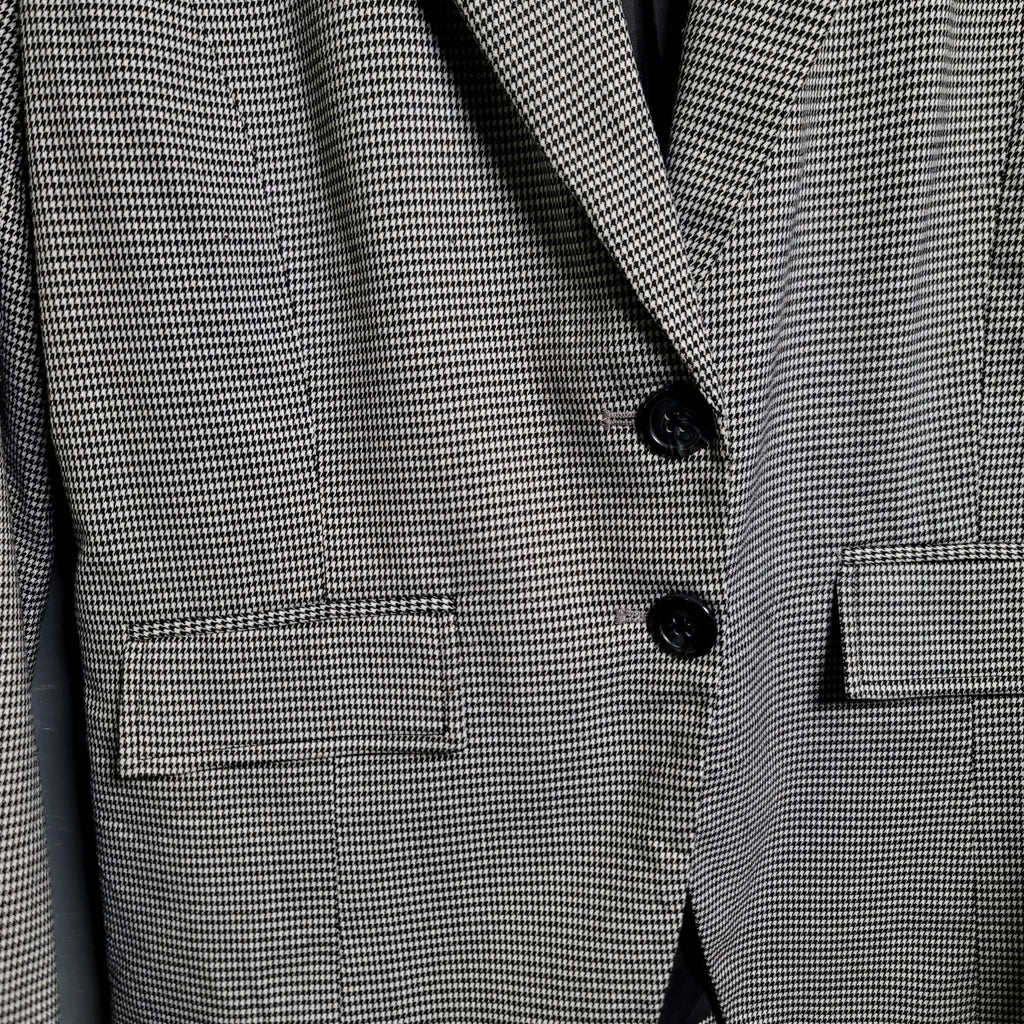 Women's Worthington Houndstooth Blazer Jacket - THE GREY AREA