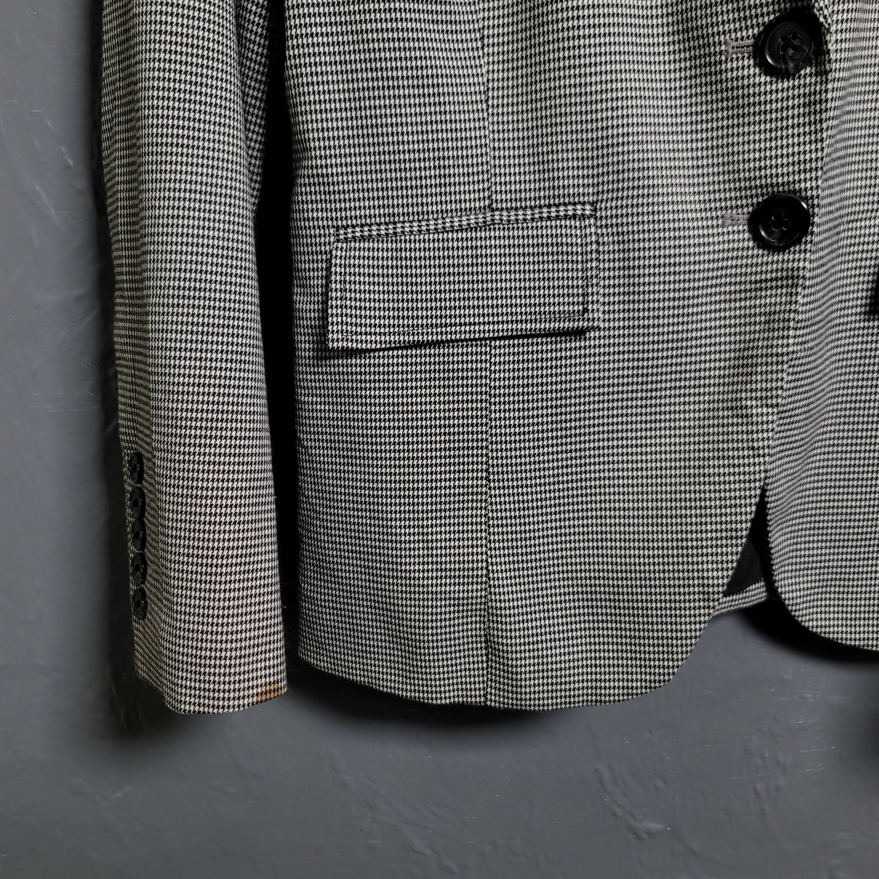 Women's Worthington Houndstooth Blazer Jacket - THE GREY AREA