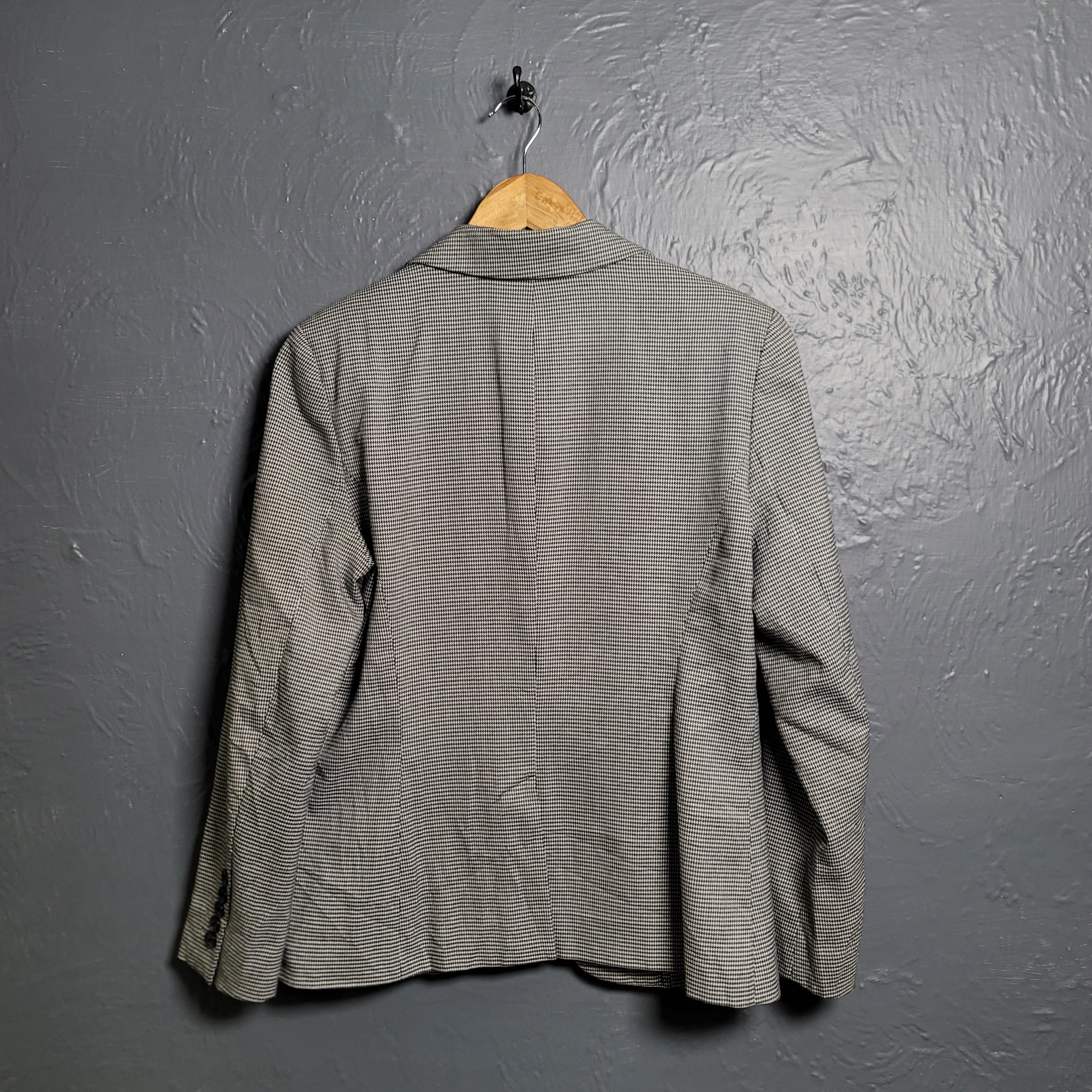 Women's Worthington Houndstooth Blazer Jacket - THE GREY AREA