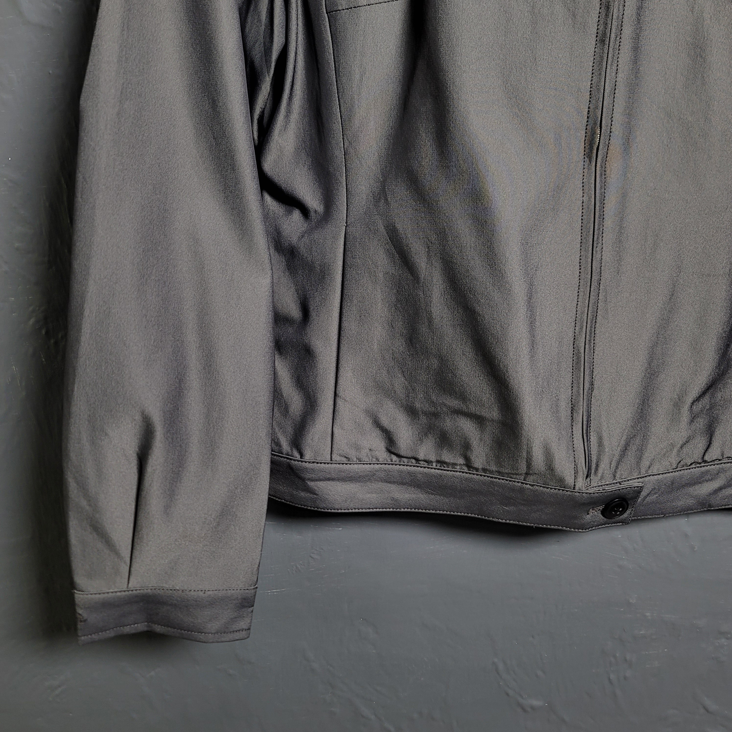 Women's Ann Taylor Metallic Grey Windbreaker Jacket - THE GREY AREA