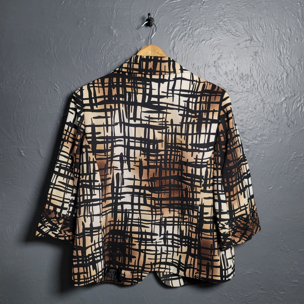 Women's Dressbarn Designer Blazer Jacket - THE GREY AREA