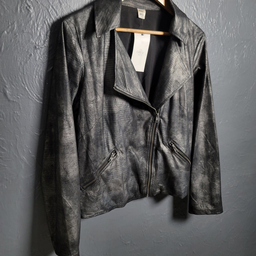 Jockey Women's Metallic Python Look Jacket