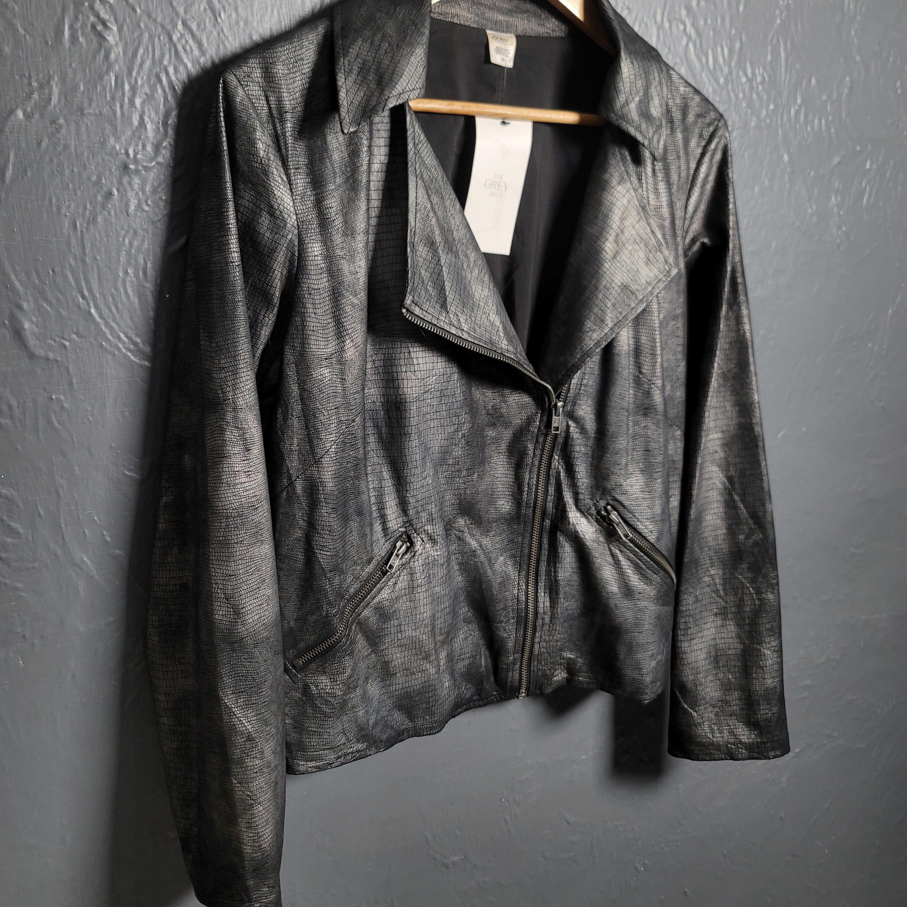 Jockey Women's Metallic Python Look Jacket