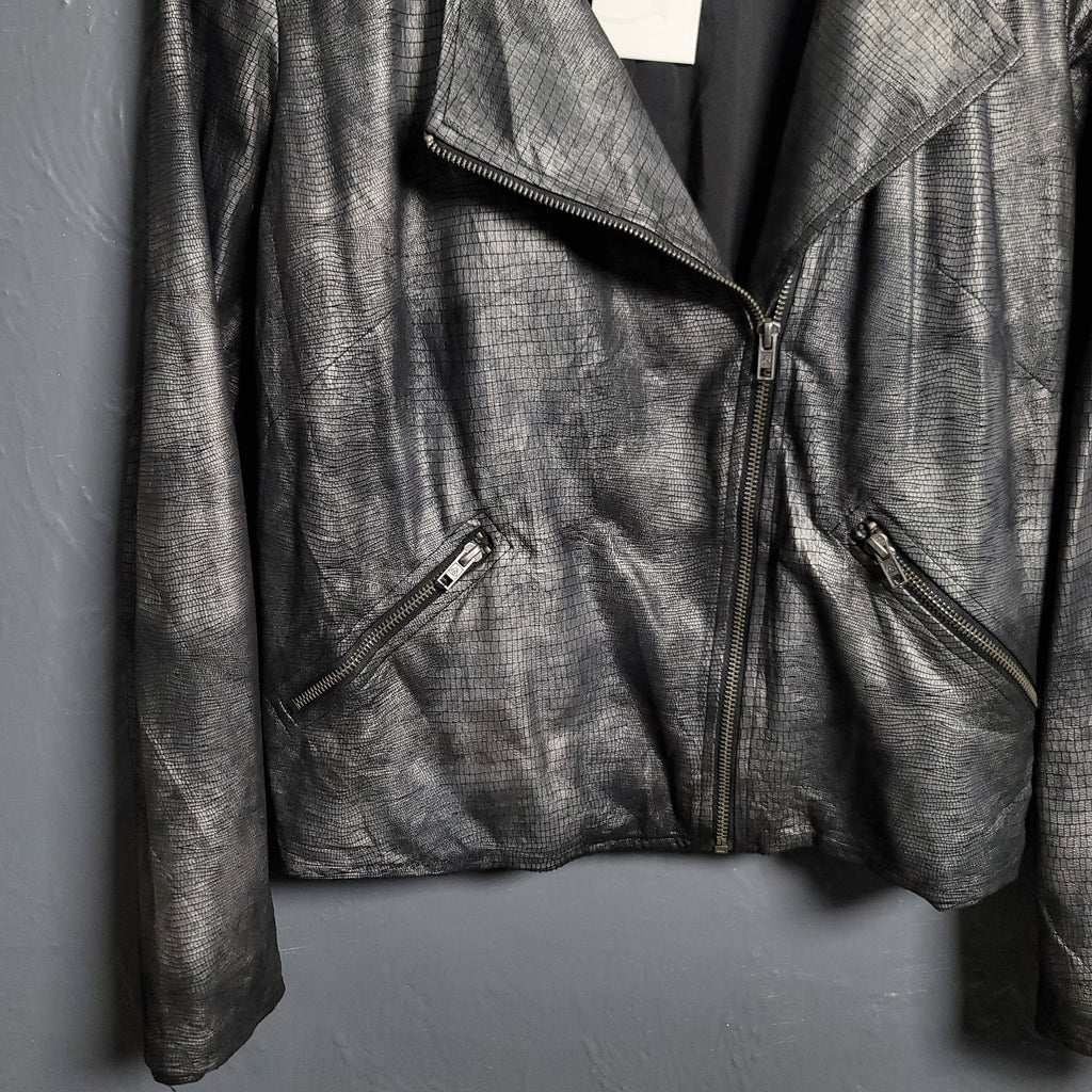 Jockey Women's Metallic Python Look Jacket