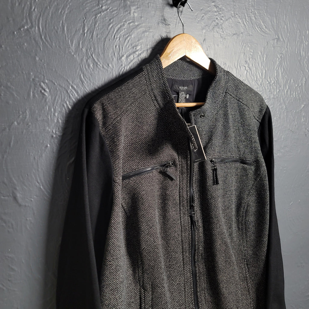Brand New Women's Alfani cotton Knit Polyester Zippered Fitted Jacket