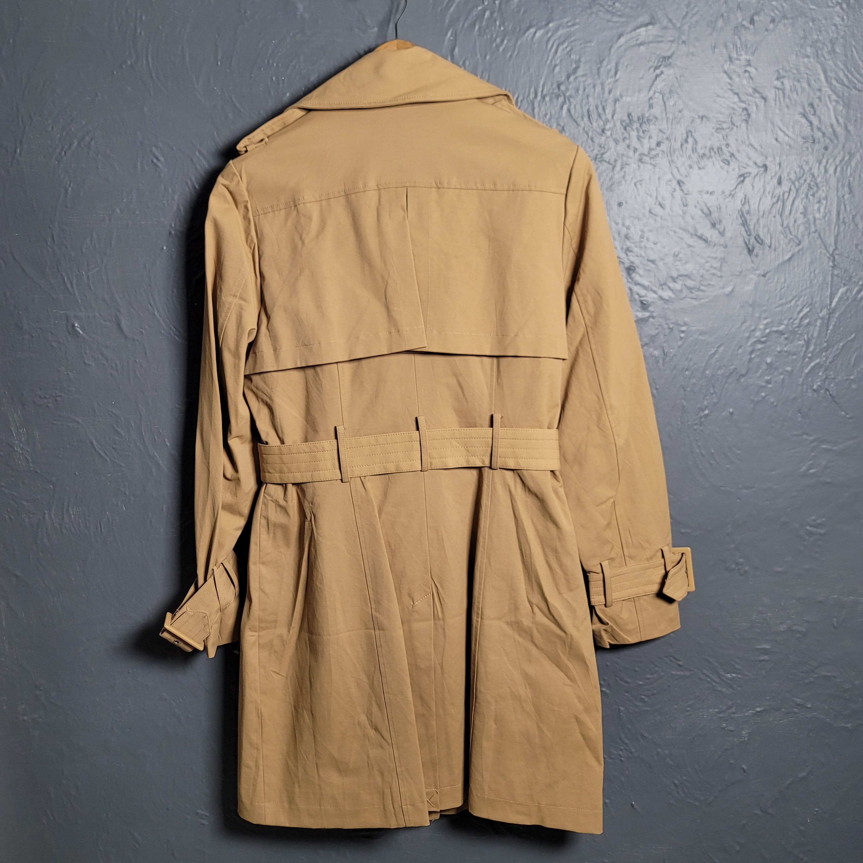 NY&C Double-breasted trench coat with buckled belt