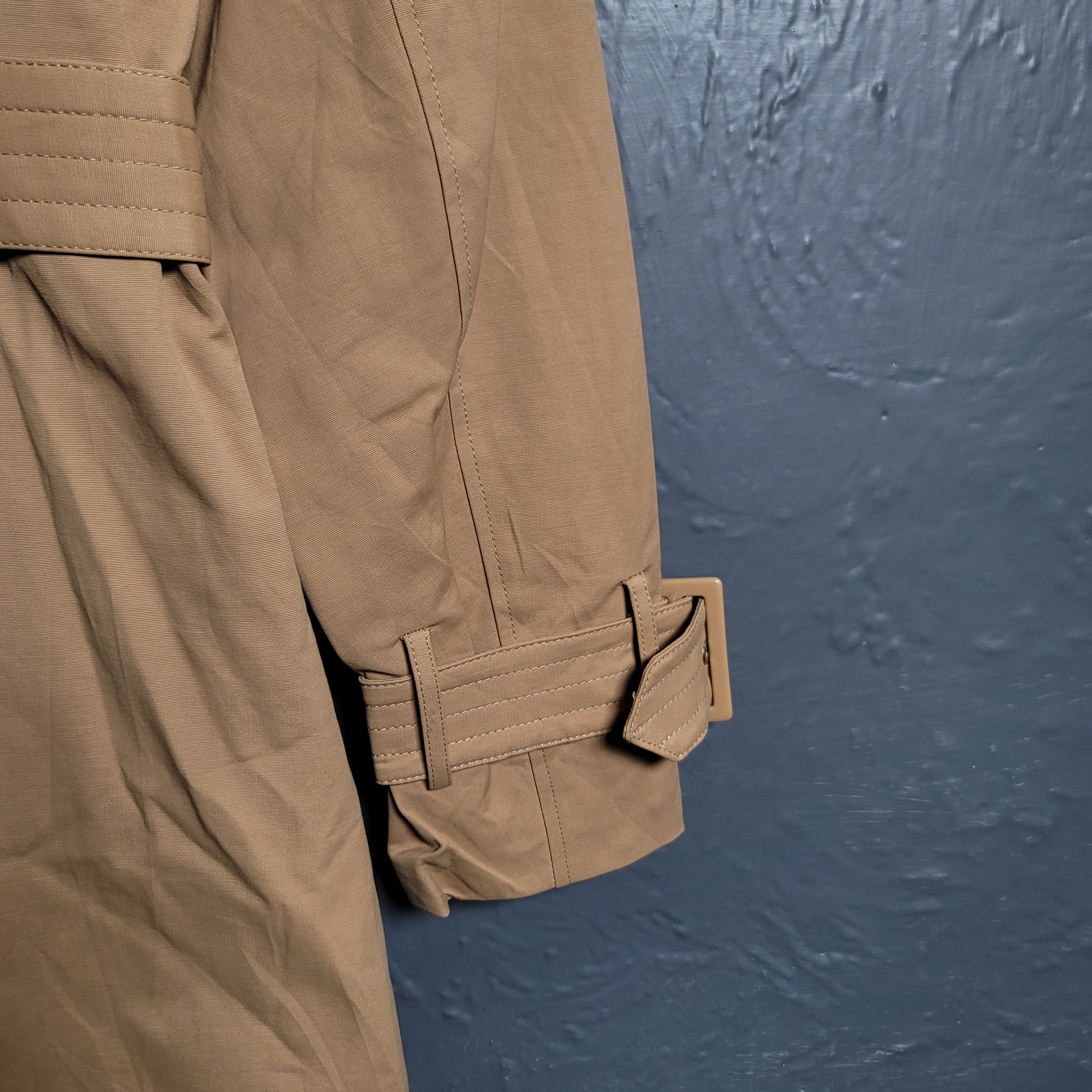 NY&C Double-breasted trench coat with buckled belt