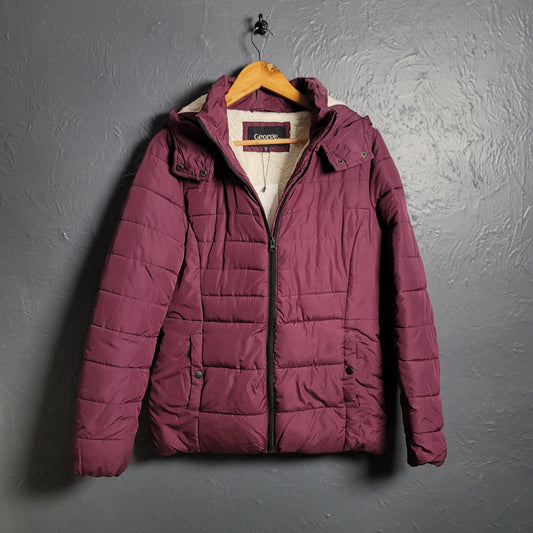 George Plum Hooded Puffer Jacket (Unisex)