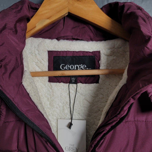 George Plum Hooded Puffer Jacket (Unisex)