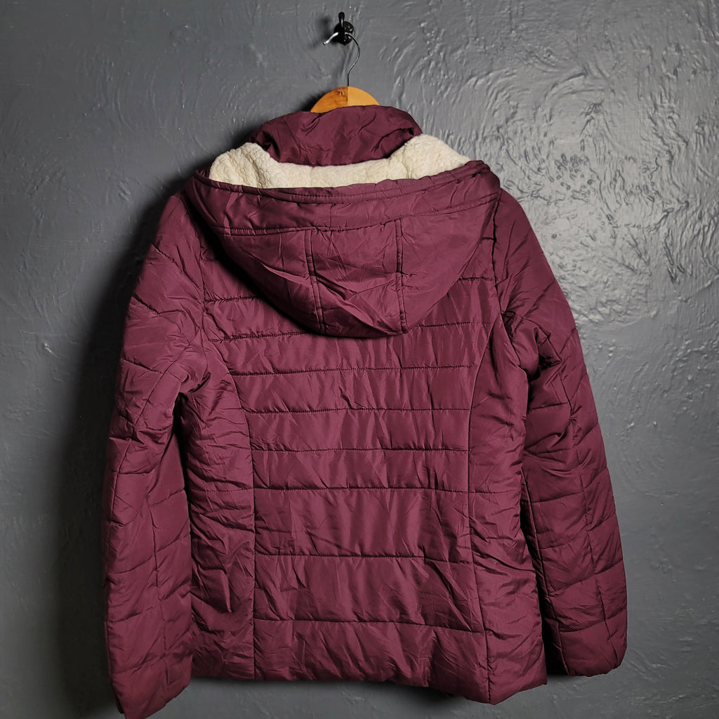 George Plum Hooded Puffer Jacket (Unisex)