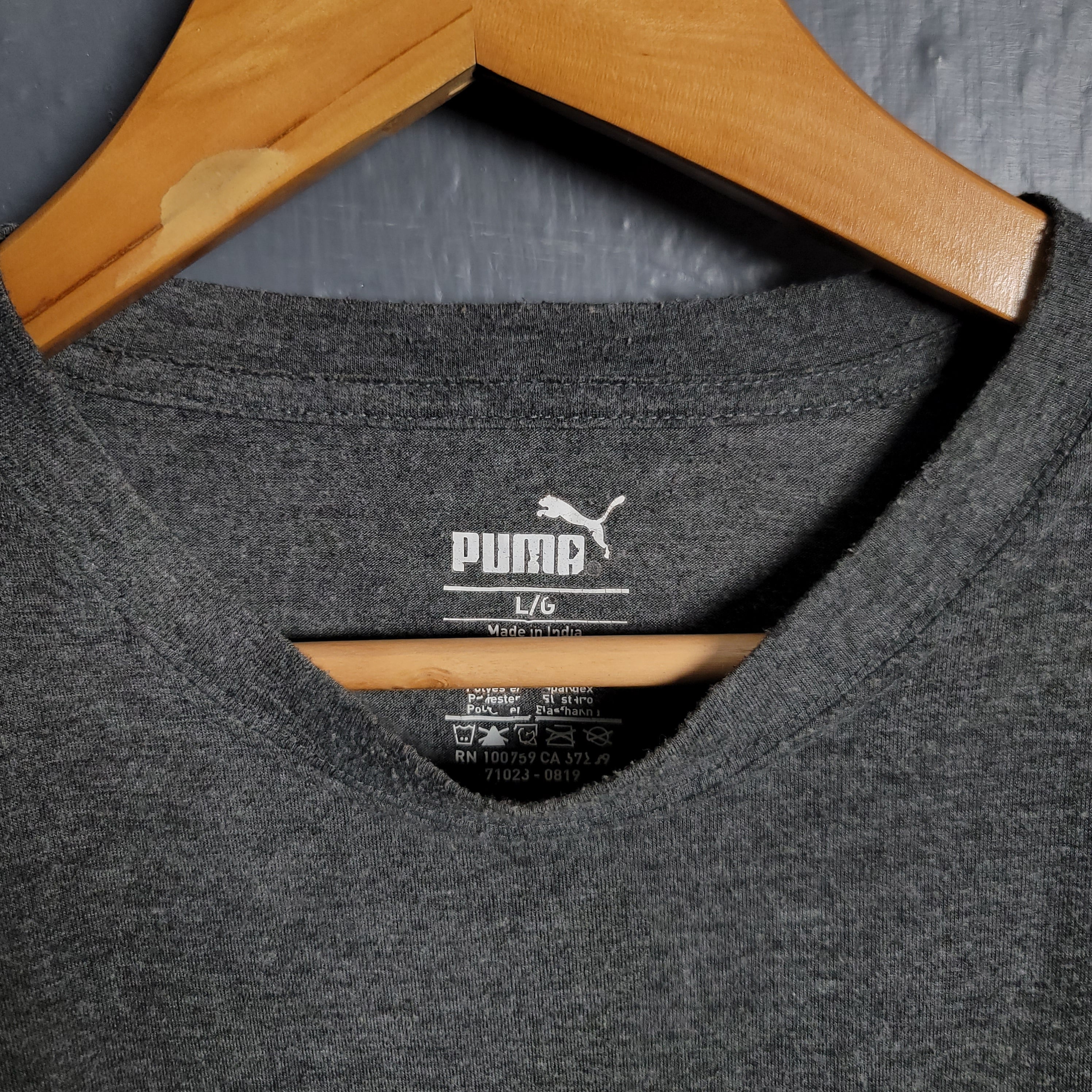 Puma Grey Long sleeves T-shirt (Unisex)
