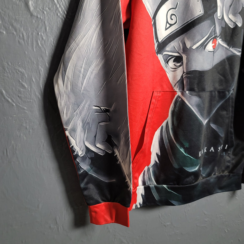 Naruto Kakashi Hataki Graphic 3D Akatsuki Anime Japanese Pullover Hoodie Cosplay