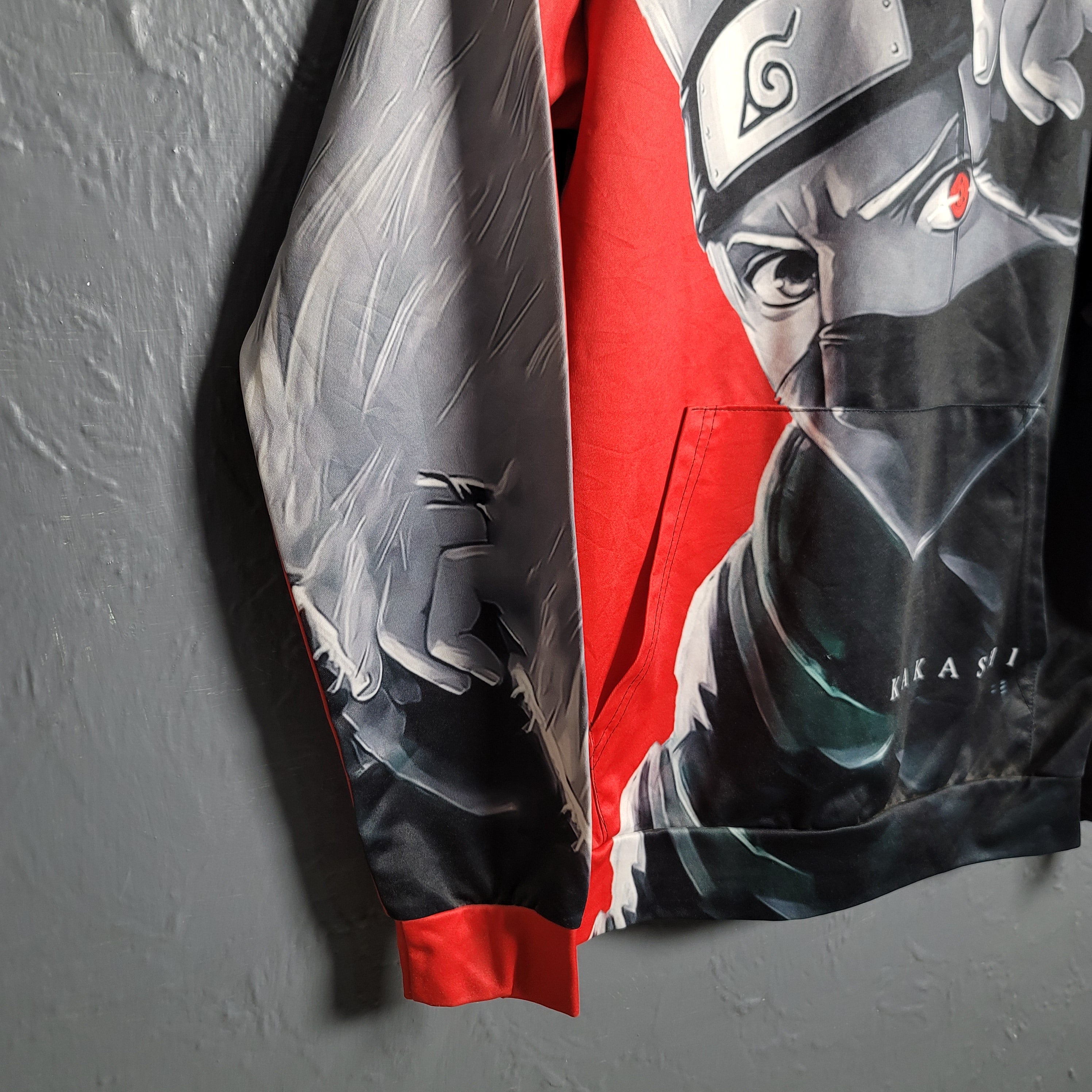 Naruto Kakashi Hataki Graphic 3D Akatsuki Anime Japanese Pullover Hoodie Cosplay