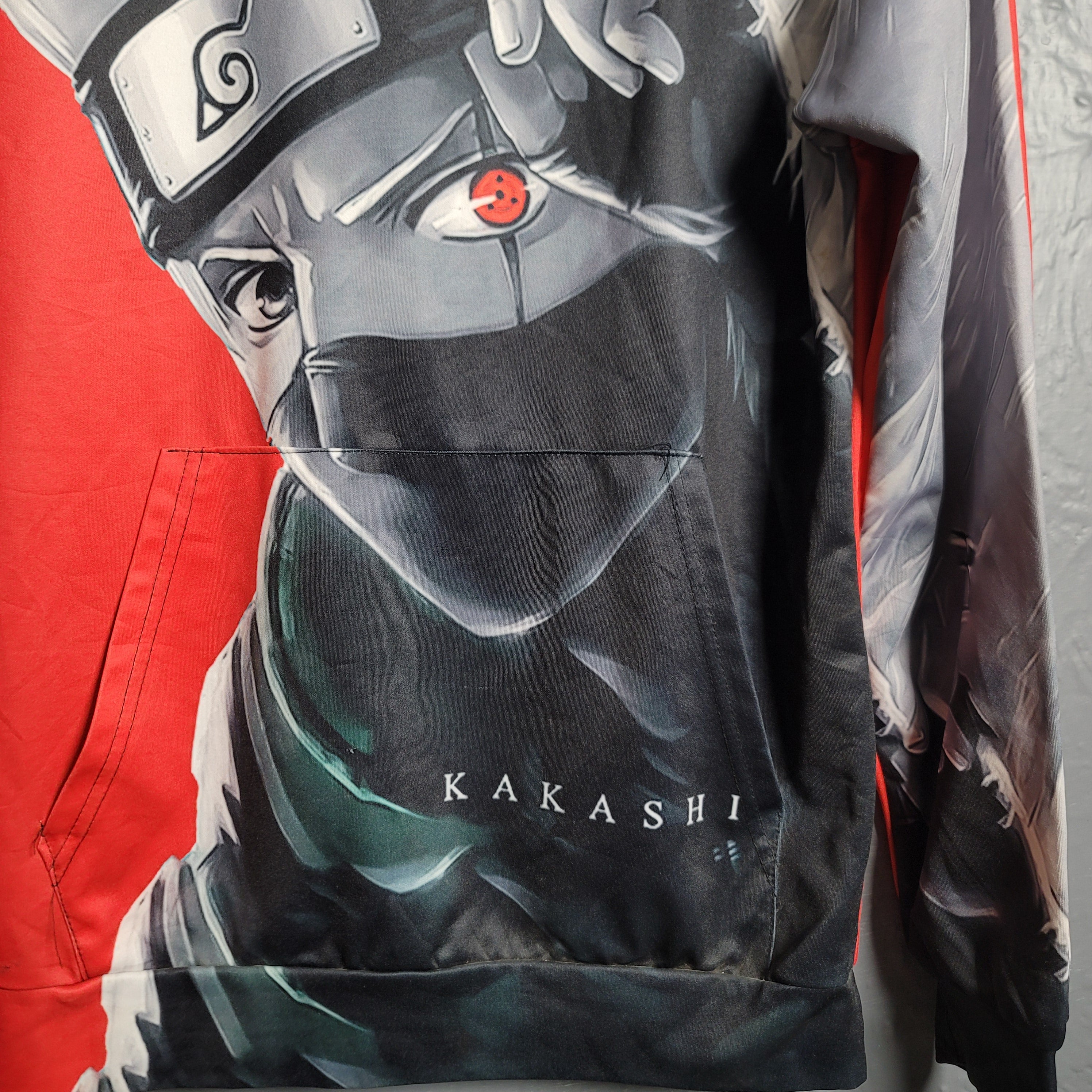 Naruto Kakashi Hataki Graphic 3D Akatsuki Anime Japanese Pullover Hoodie Cosplay