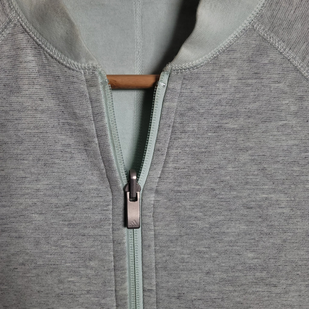 Women's Light Green Adidas Active Wear Jacket