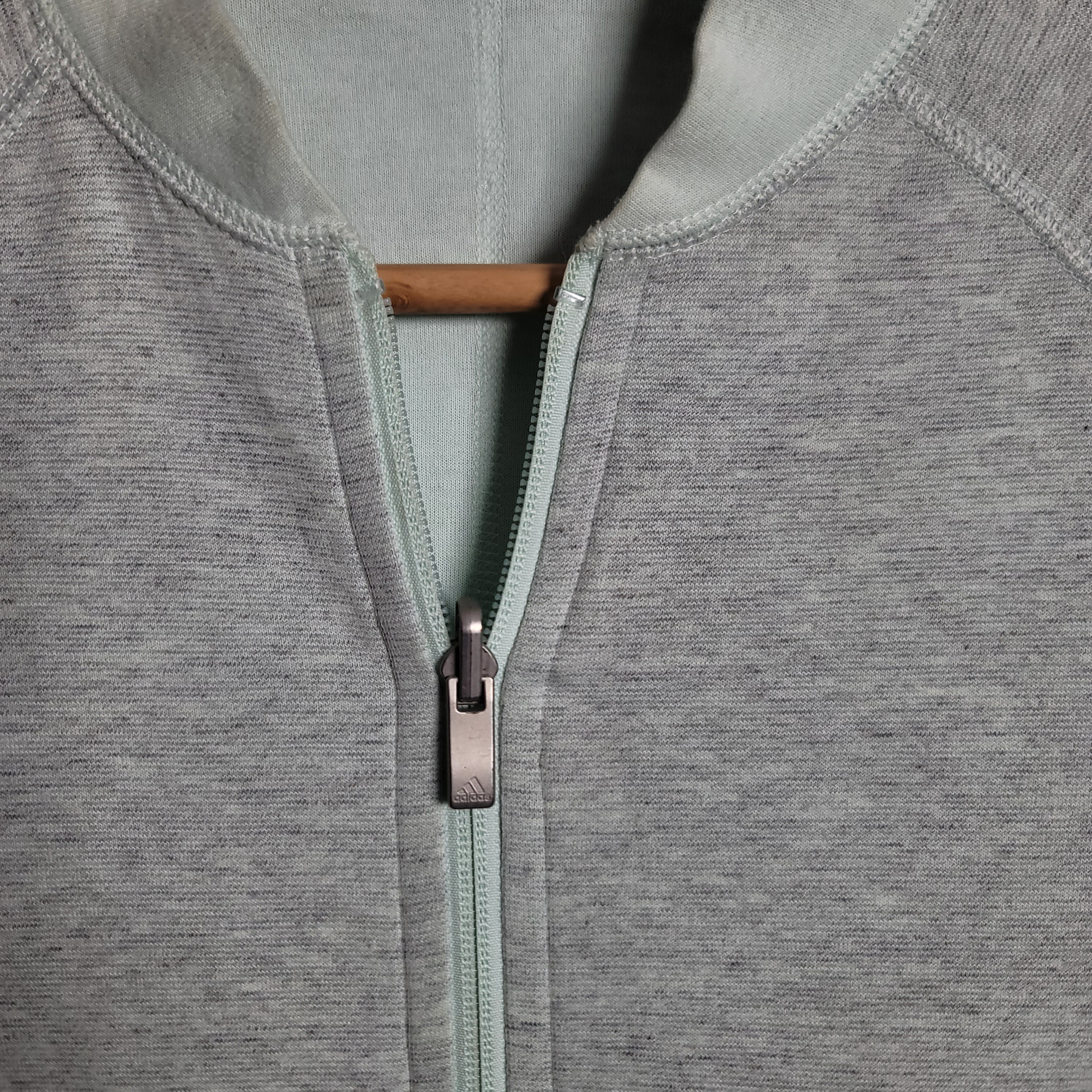 Women's Light Green Adidas Active Wear Jacket