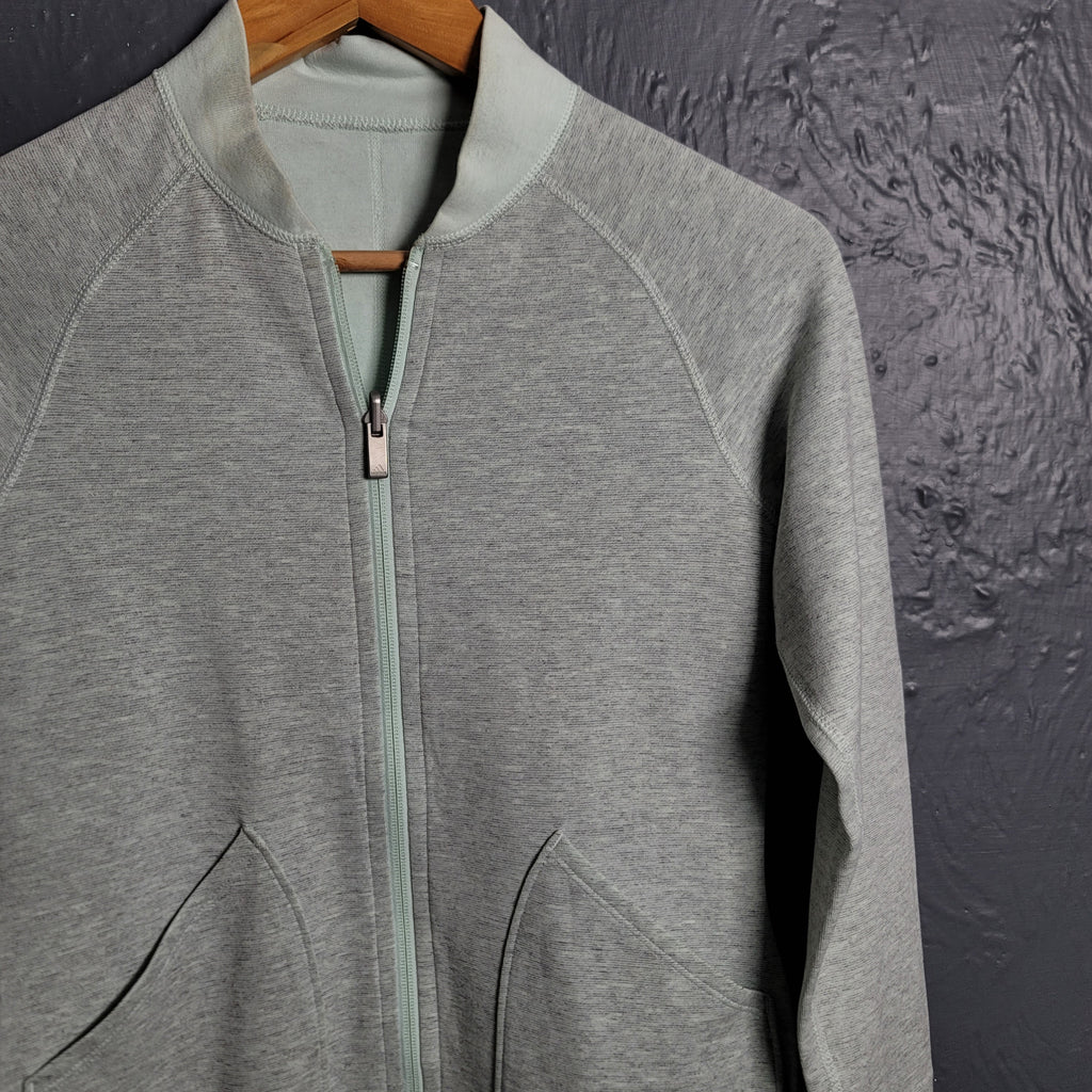 Women's Light Green Adidas Active Wear Jacket